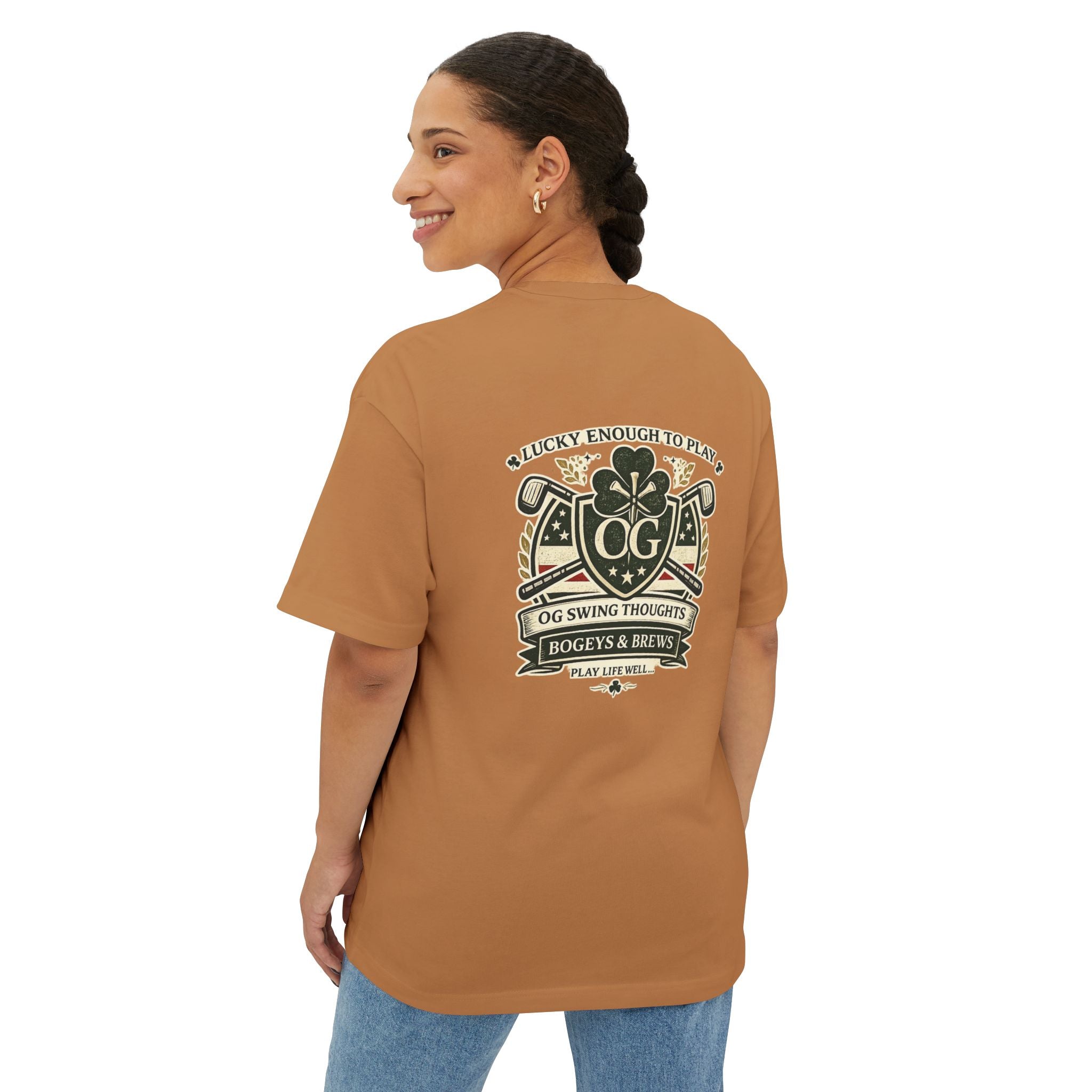 Lucky to Play — “OG Swing Thoughts” Graphic T-Shirt