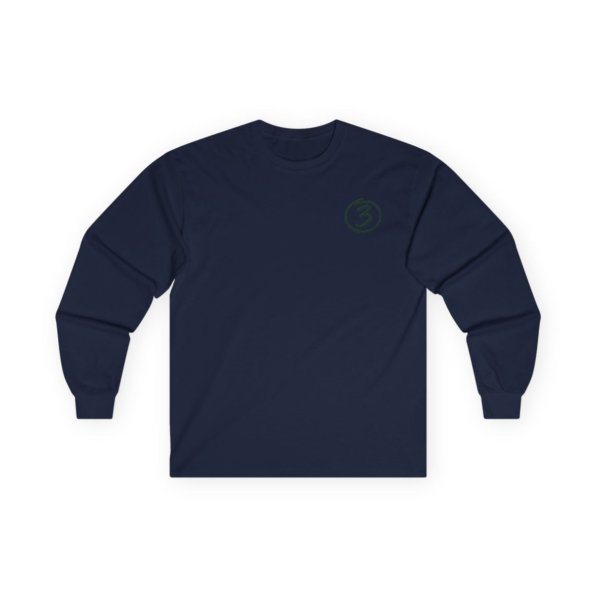 "Put Me Down for 3" Long Sleeve Tee - Play Life Well. Do Good