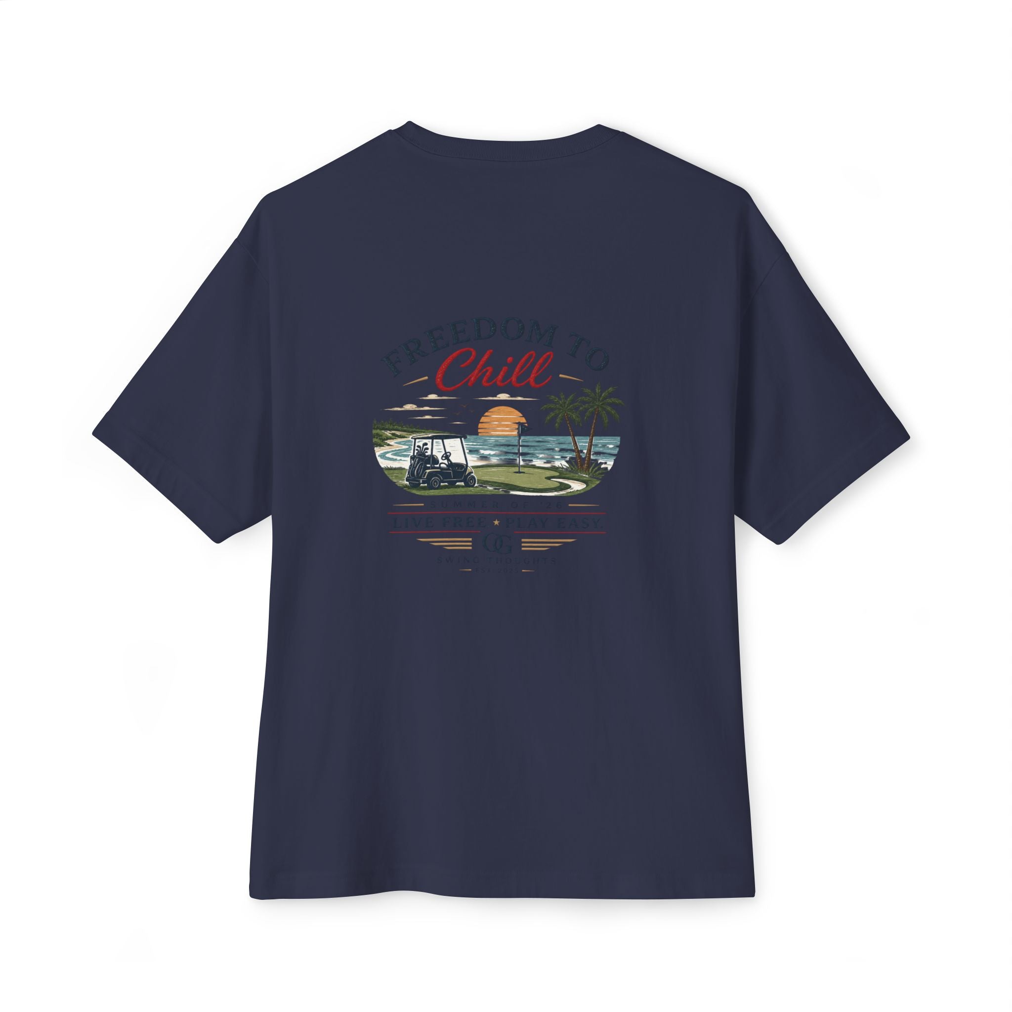 Freedom to Chill Tee — "Live Free Play Easy" T-Shirt