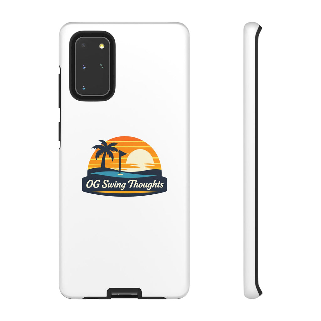 Phone Case - "OG Swing Thoughts" Tropical Sunset Design