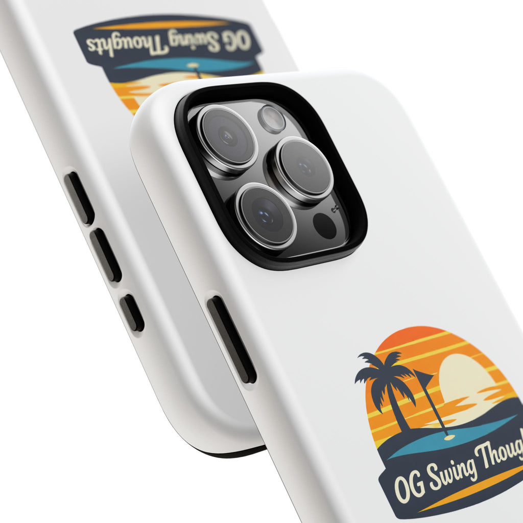 Phone Case - "OG Swing Thoughts" Tropical Sunset Design