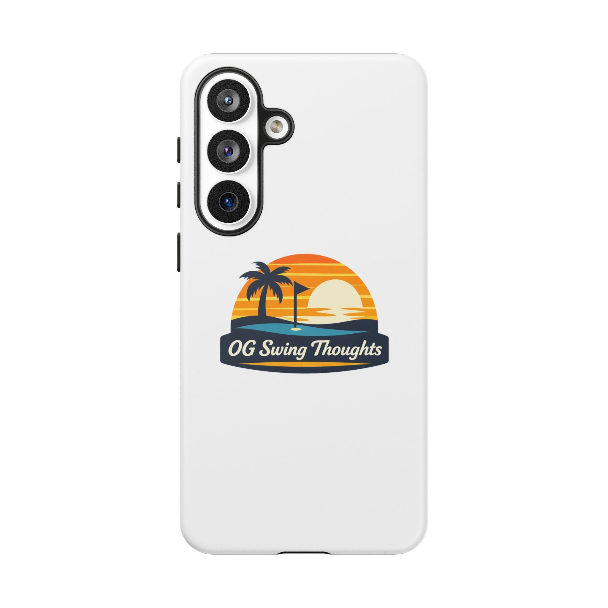 Phone Case - "OG Swing Thoughts" Tropical Sunset Design