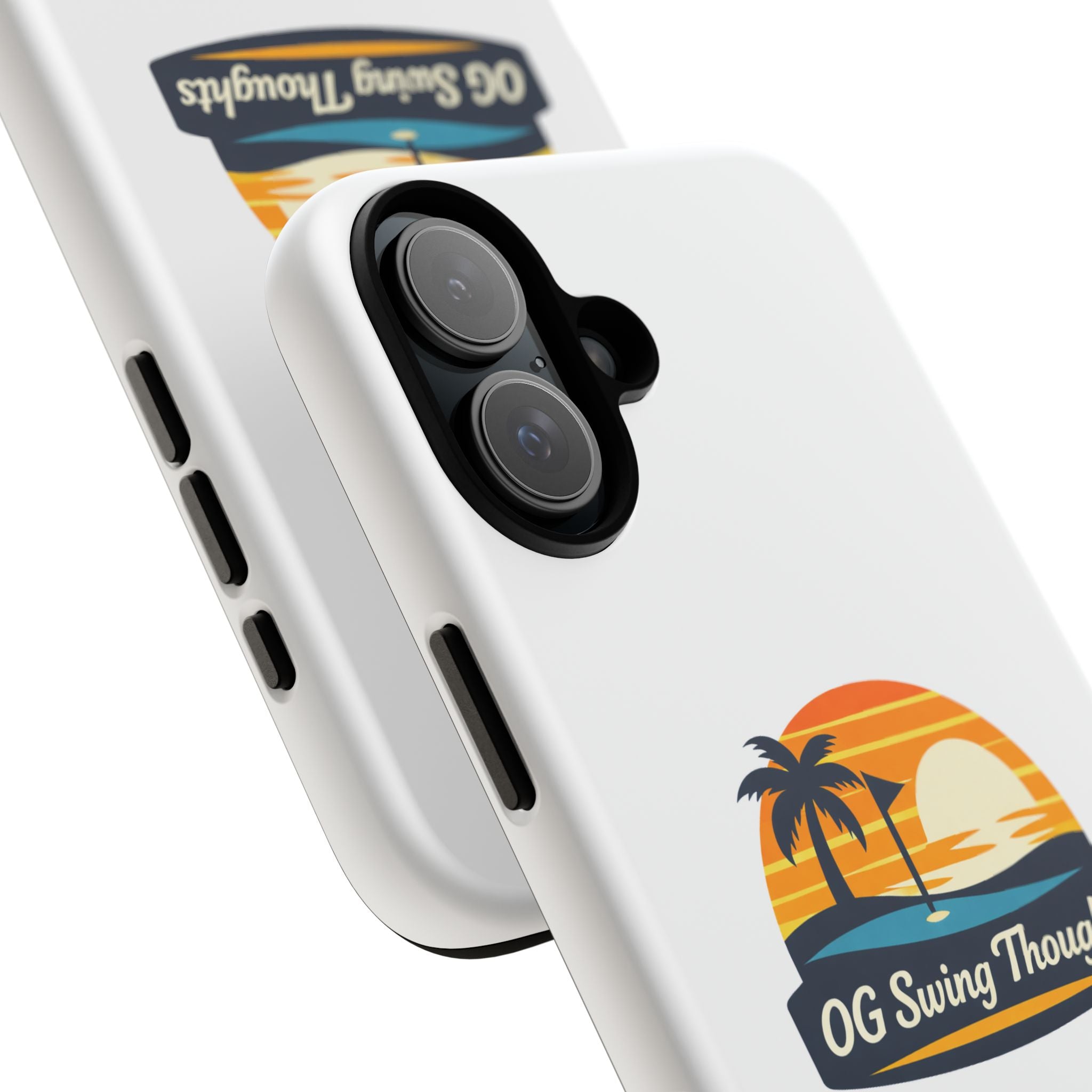 Phone Case - "OG Swing Thoughts" Tropical Sunset Design