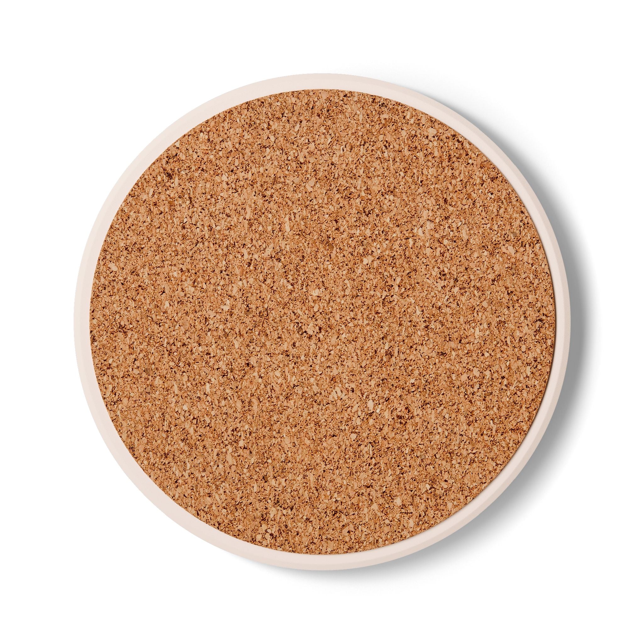 Ceramic Coaster — "Play Life Well Do Good" Sunset Palm Drink Coaster