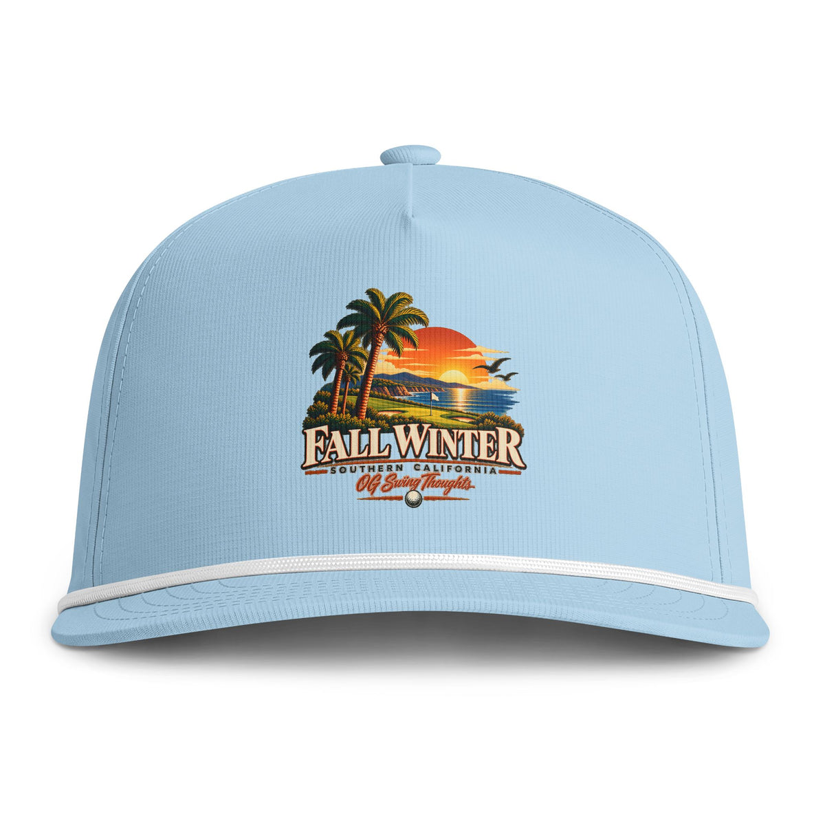 "Smoov Season" Fall Winter Tropical Sunset Rope Cap