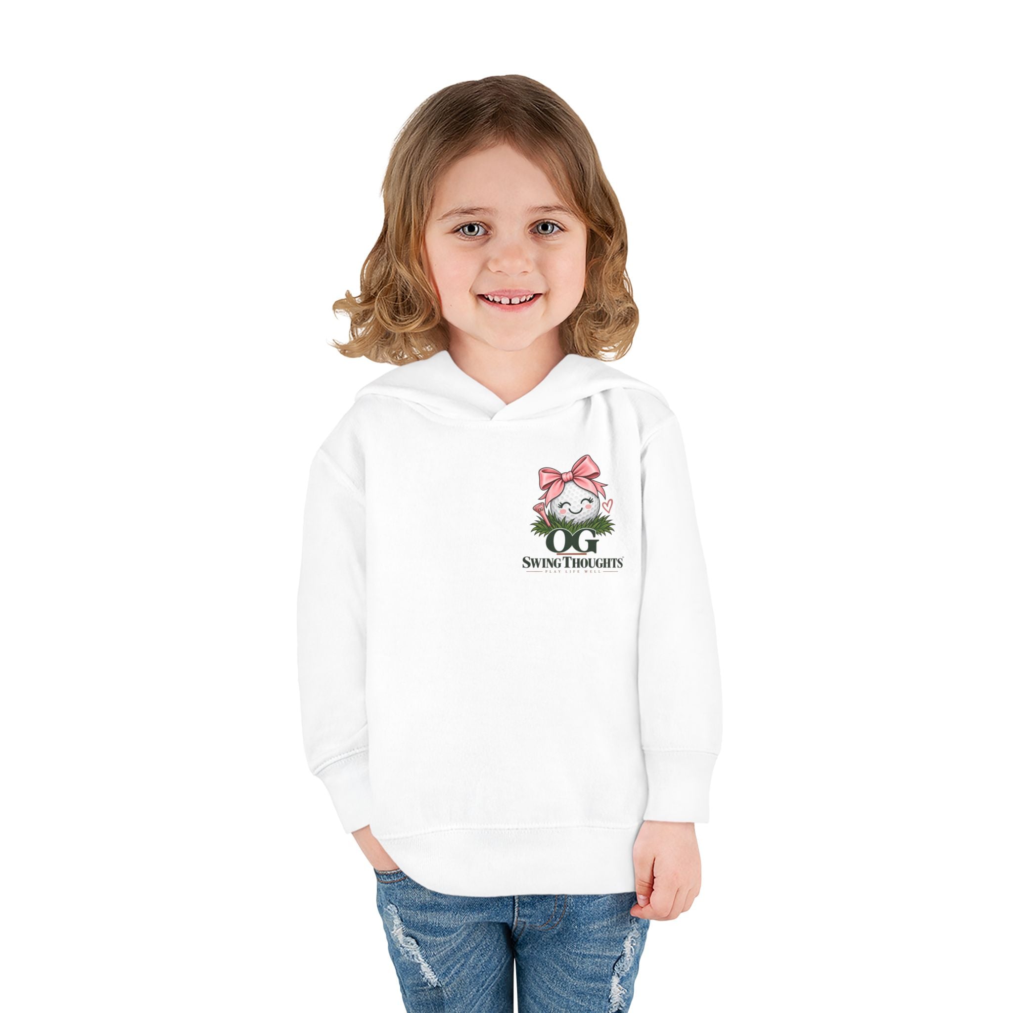 "Future Golf Pro" Toddler Hoodie — OG Swing Thoughts Golf Design (Play Live Well)