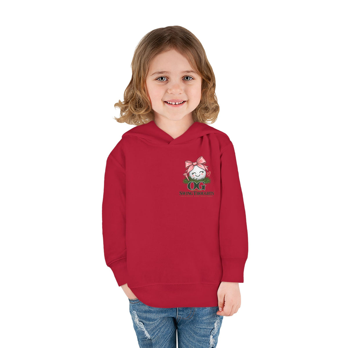"Future Golf Pro" Toddler Hoodie — OG Swing Thoughts Golf Design (Play Live Well)