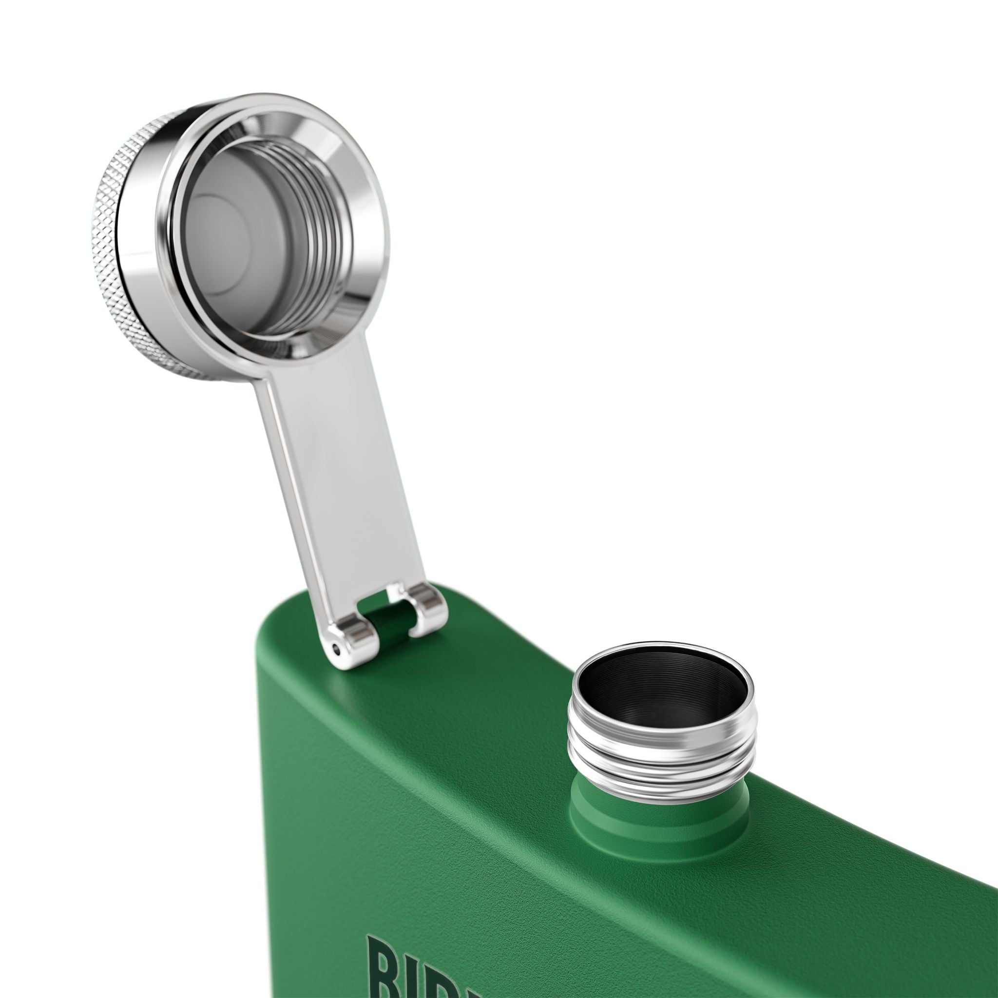 Golf Flask — “Birdie Juice” 6oz Stainless Steel Hip Flask (Golf Gift)