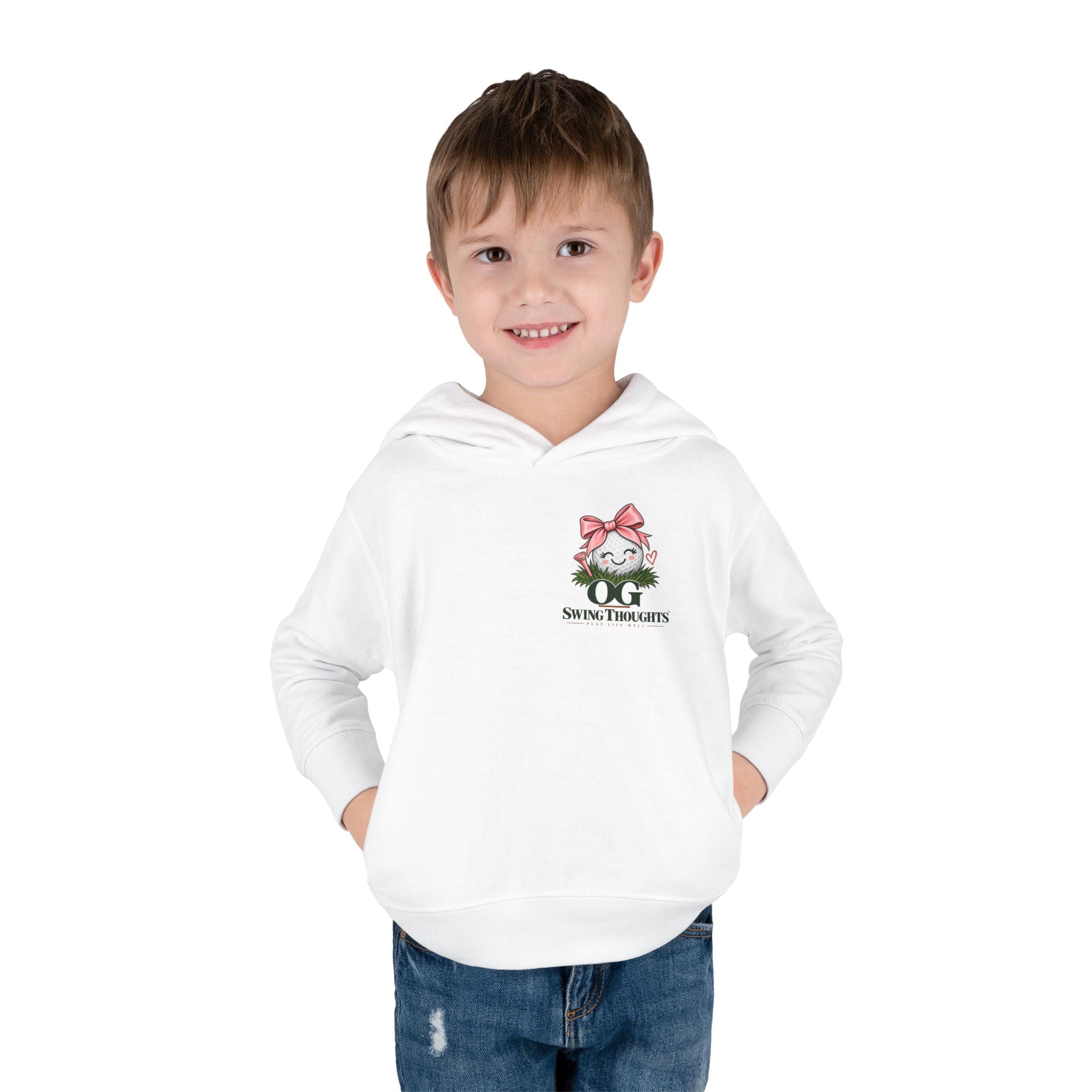 "Future Golf Pro" Toddler Hoodie — OG Swing Thoughts Golf Design (Play Live Well)