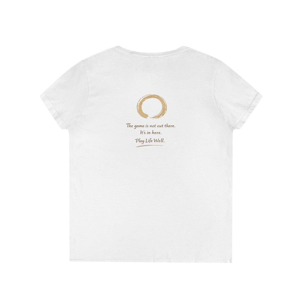 Zen Collection "Serenity" Ladies' V-Neck T-Shirt