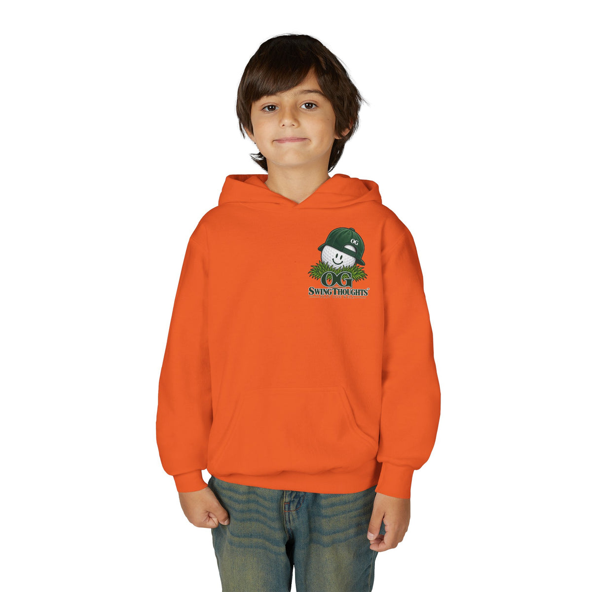 "Little Legend" Youth Golf Hoodie — "OG Swing Thoughts" Kids Golf Pullover