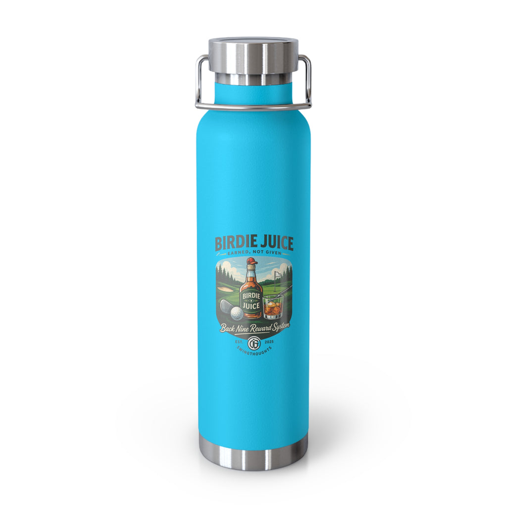 Birdie Juice Golf Water Bottle — 22oz Copper Vacuum Insulated Stainless Steel Bottle