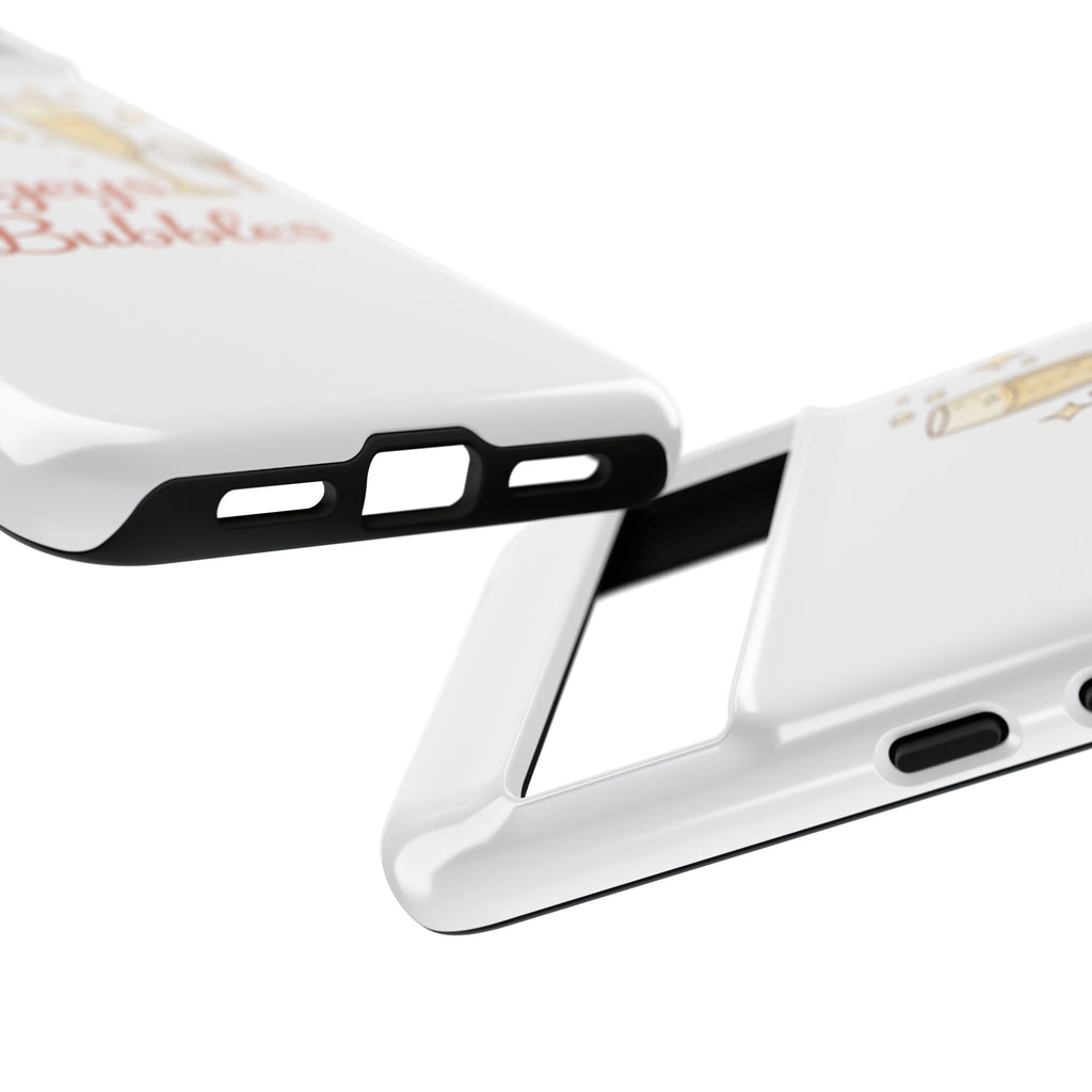 Phone Case — "Bogeys & Bubbles" Champagne Golf Design