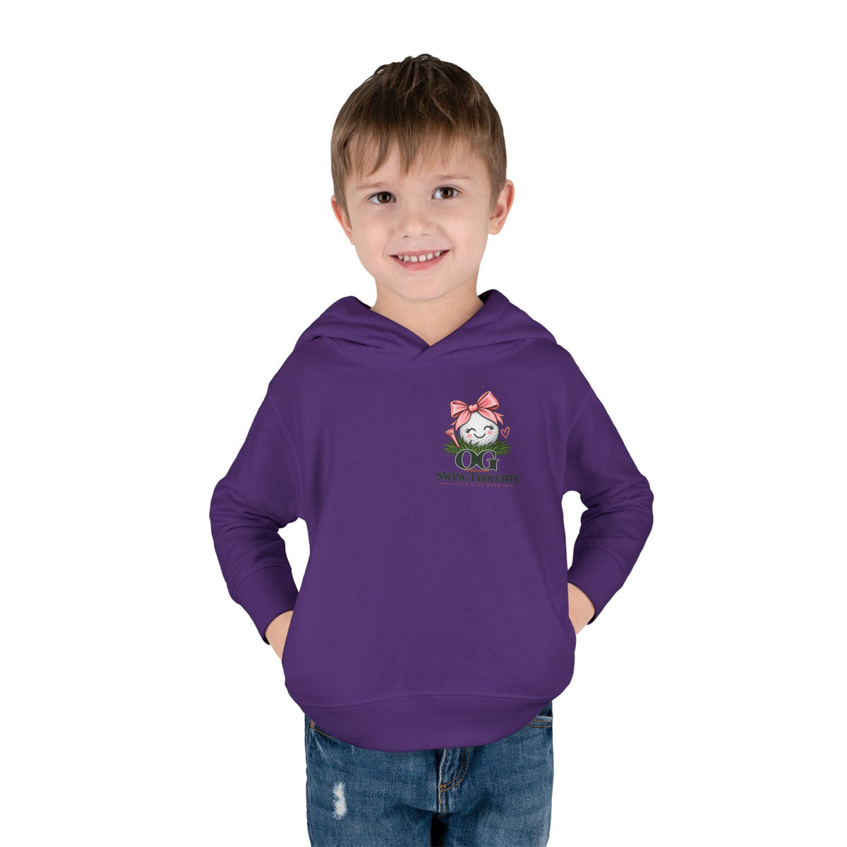 "Future Golf Pro" Toddler Hoodie — OG Swing Thoughts Golf Design (Play Live Well)