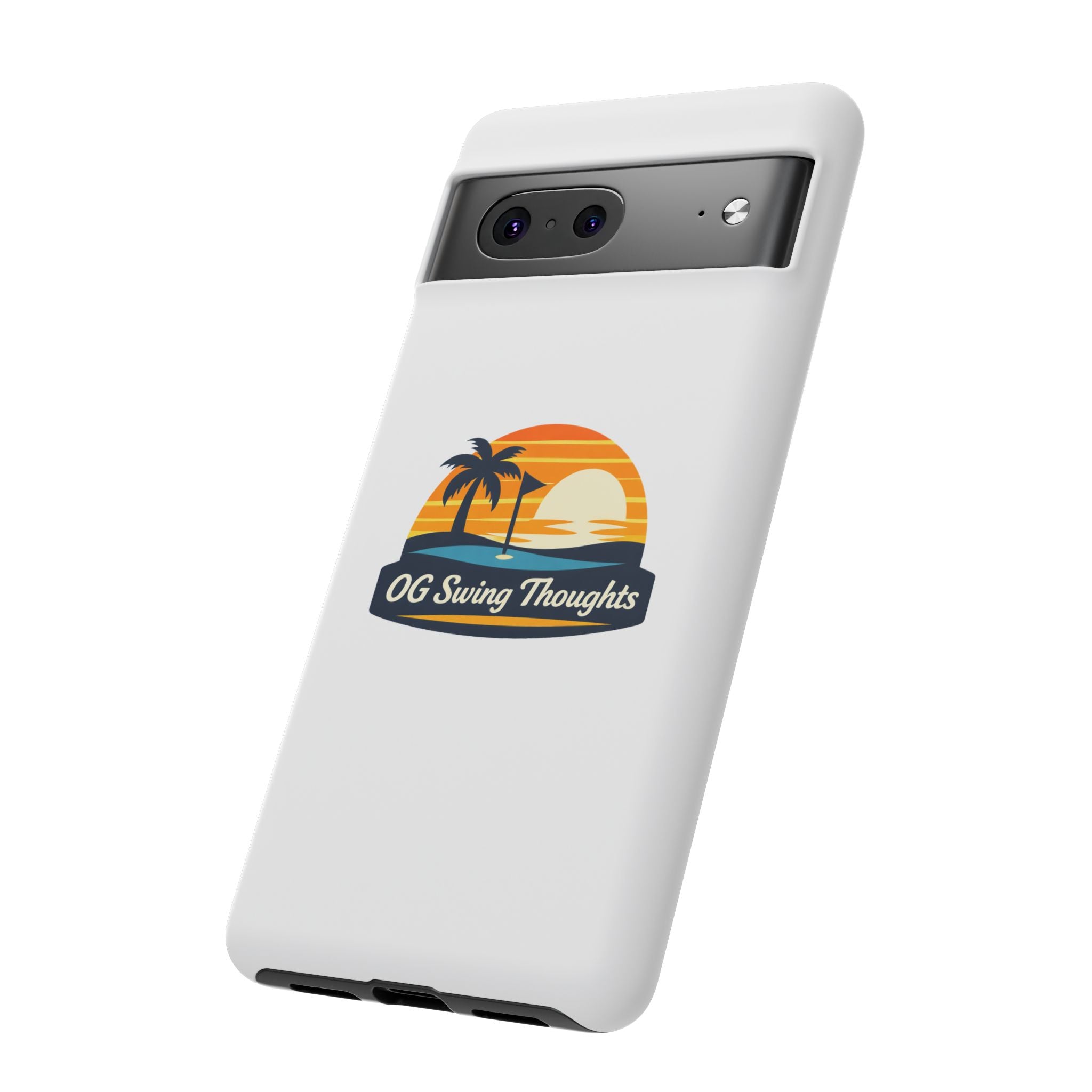 Phone Case - "OG Swing Thoughts" Tropical Sunset Design