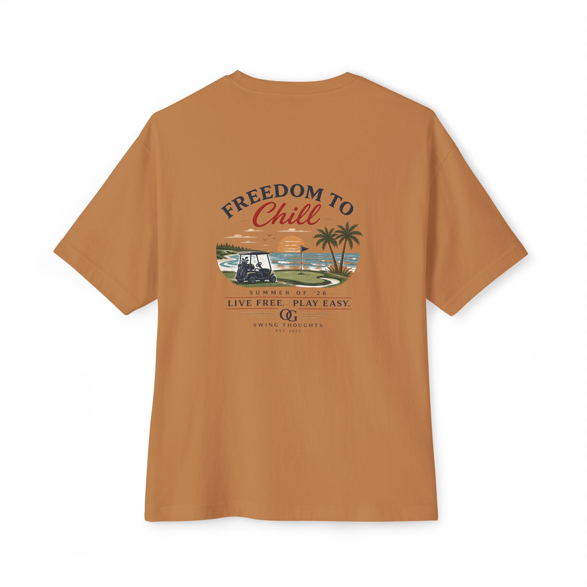 Freedom to Chill Tee — "Live Free Play Easy" T-Shirt