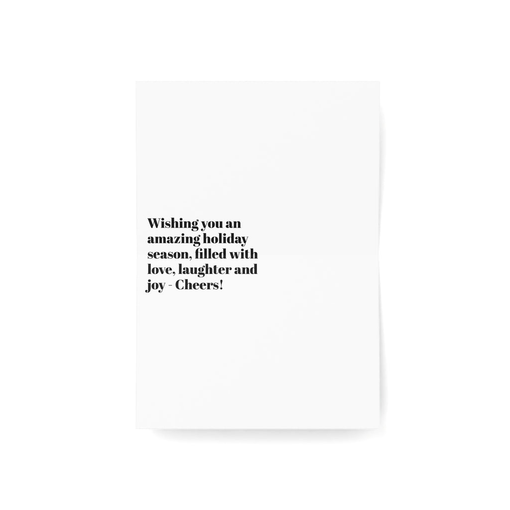 Coastal Christmas Golf Greeting Cards – "Merry Bright & Smoov" Holiday Note Cards (Pack Options)