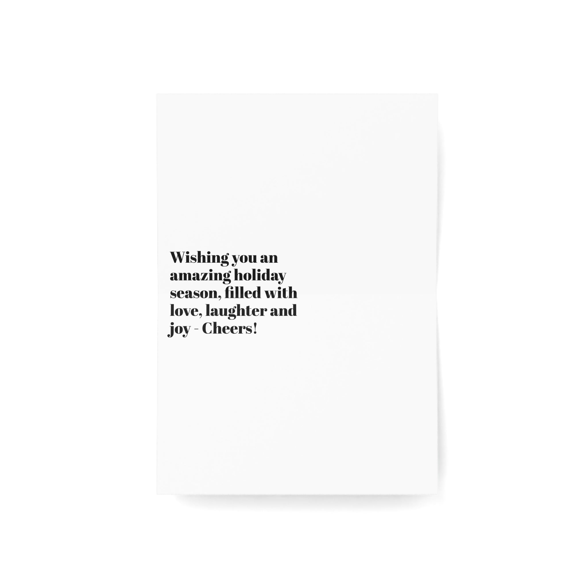 Coastal Christmas Golf Greeting Cards – "Merry Bright & Smoov" Holiday Note Cards (Pack Options)
