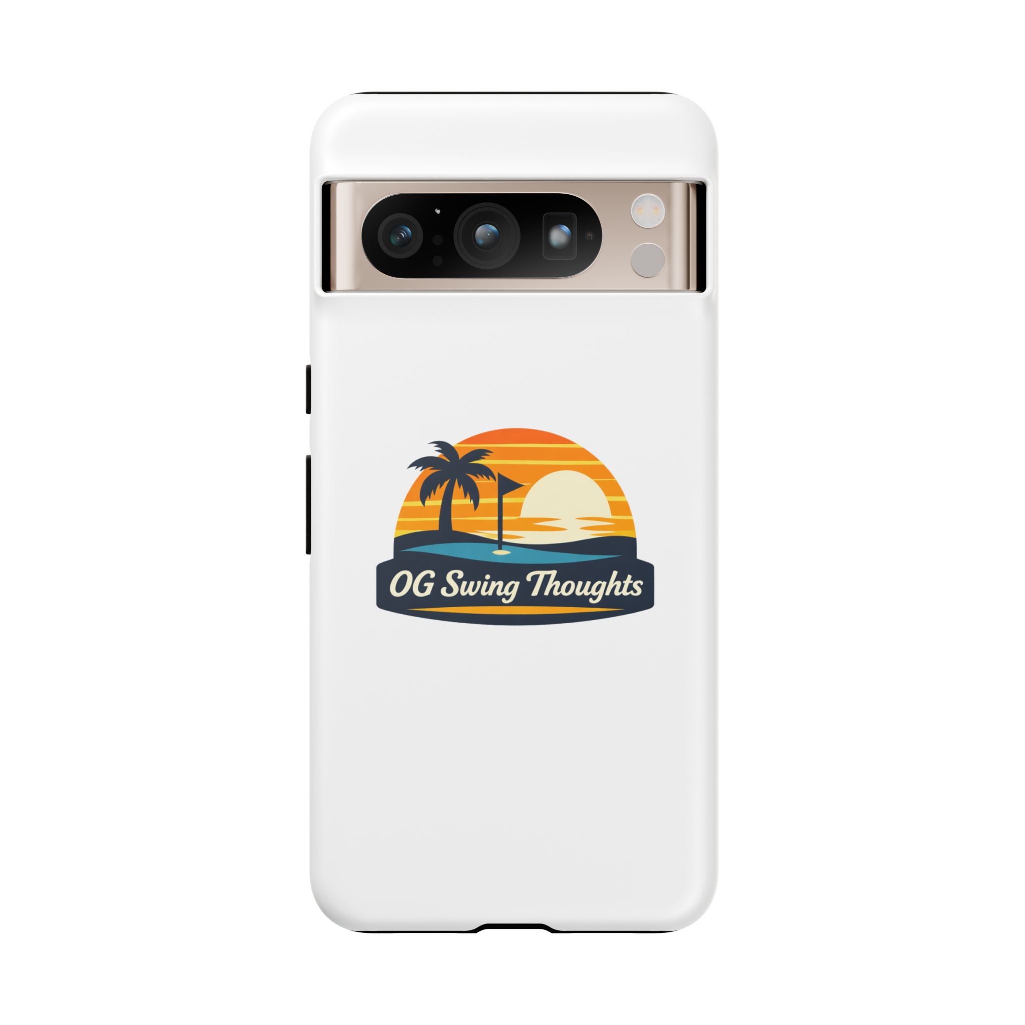 Phone Case - "OG Swing Thoughts" Tropical Sunset Design