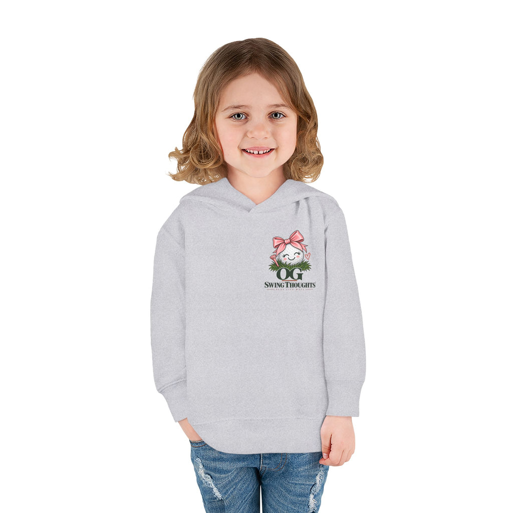 "Future Golf Pro" Toddler Hoodie — OG Swing Thoughts Golf Design (Play Live Well)