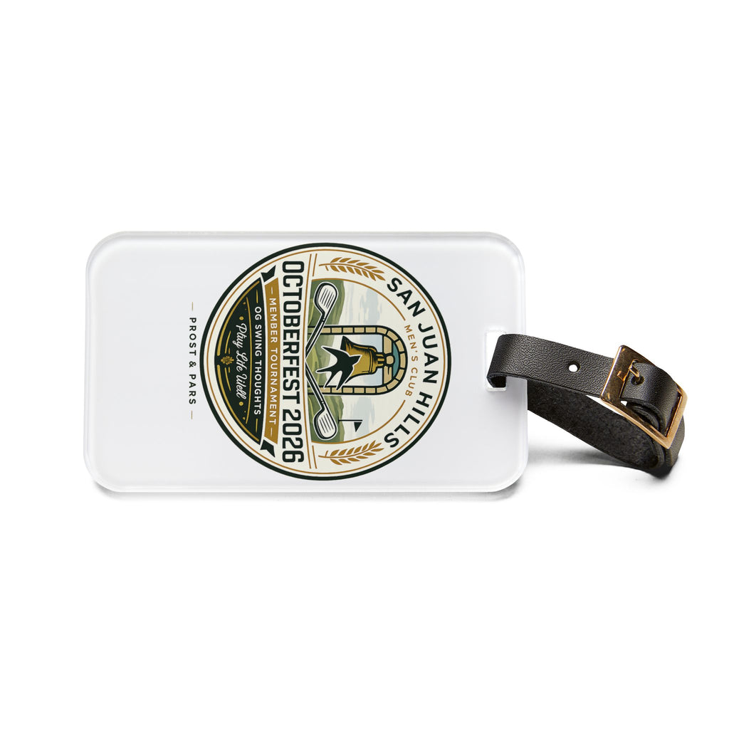 Octoberfest 2026 Bag Tag — San Juan Hills Men's Group