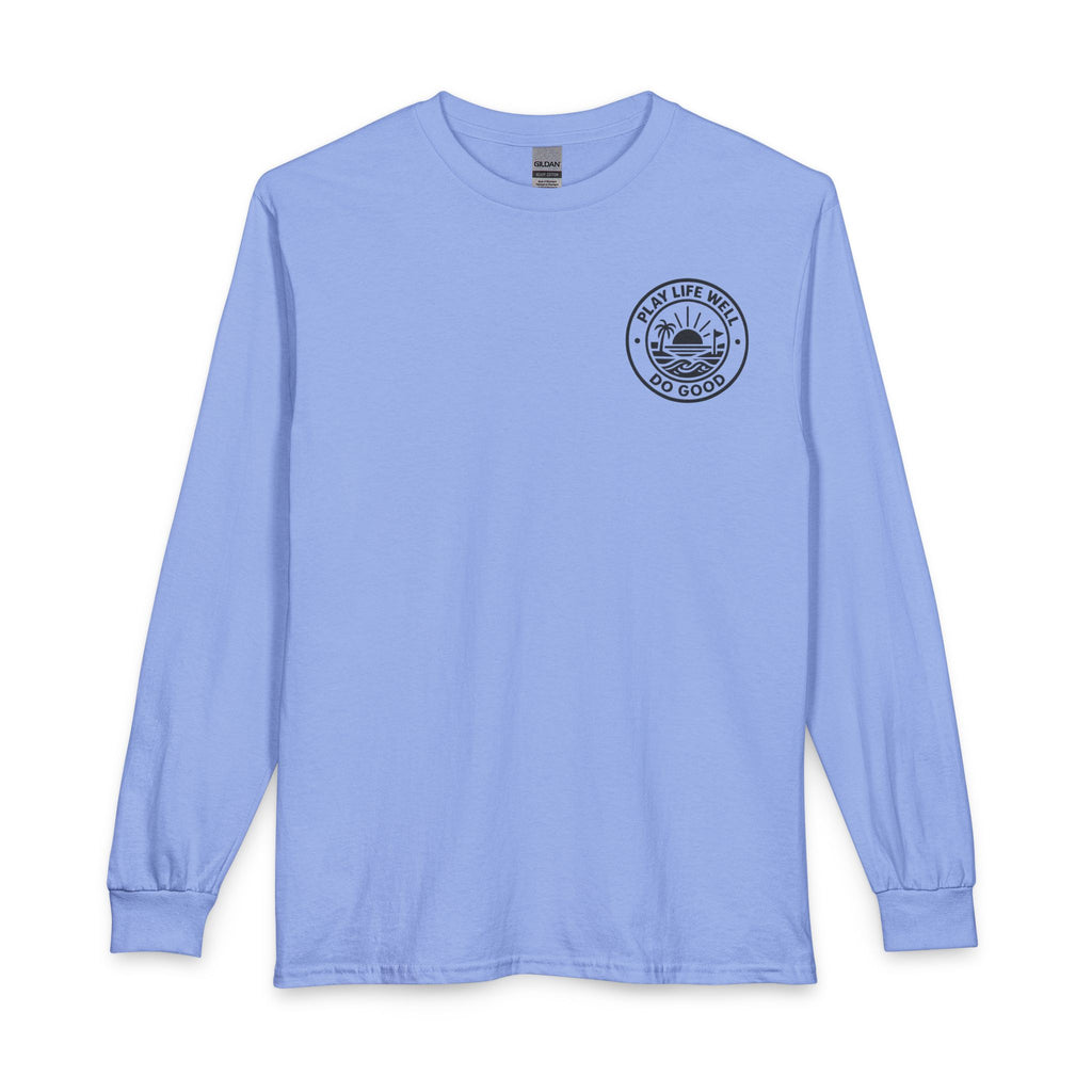 "Play Life Well" with Patriotic Eagle Vintage American LS Crew