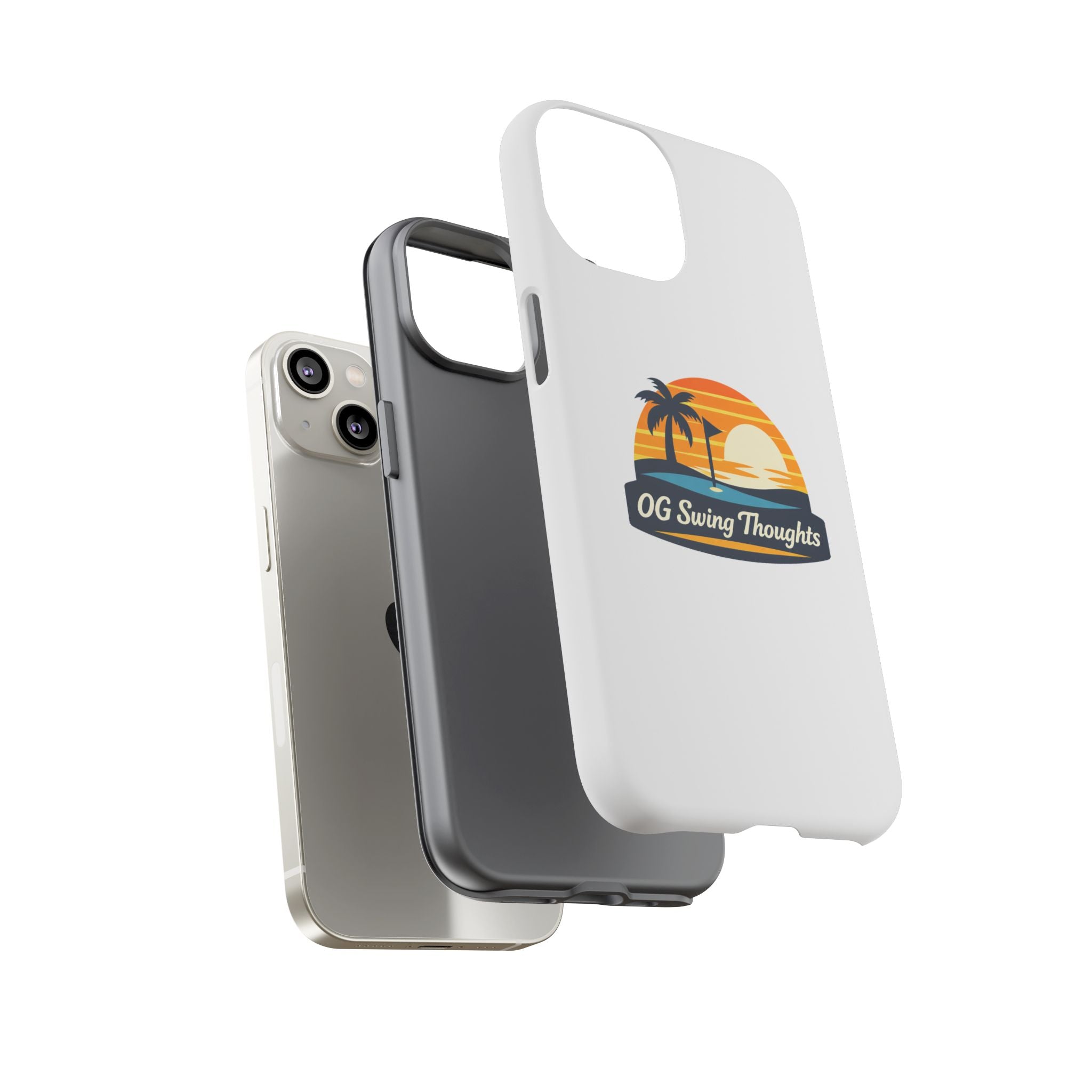 Phone Case - "OG Swing Thoughts" Tropical Sunset Design