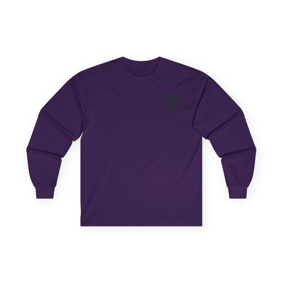 "Put Me Down for 3" Long Sleeve Tee - Play Life Well. Do Good