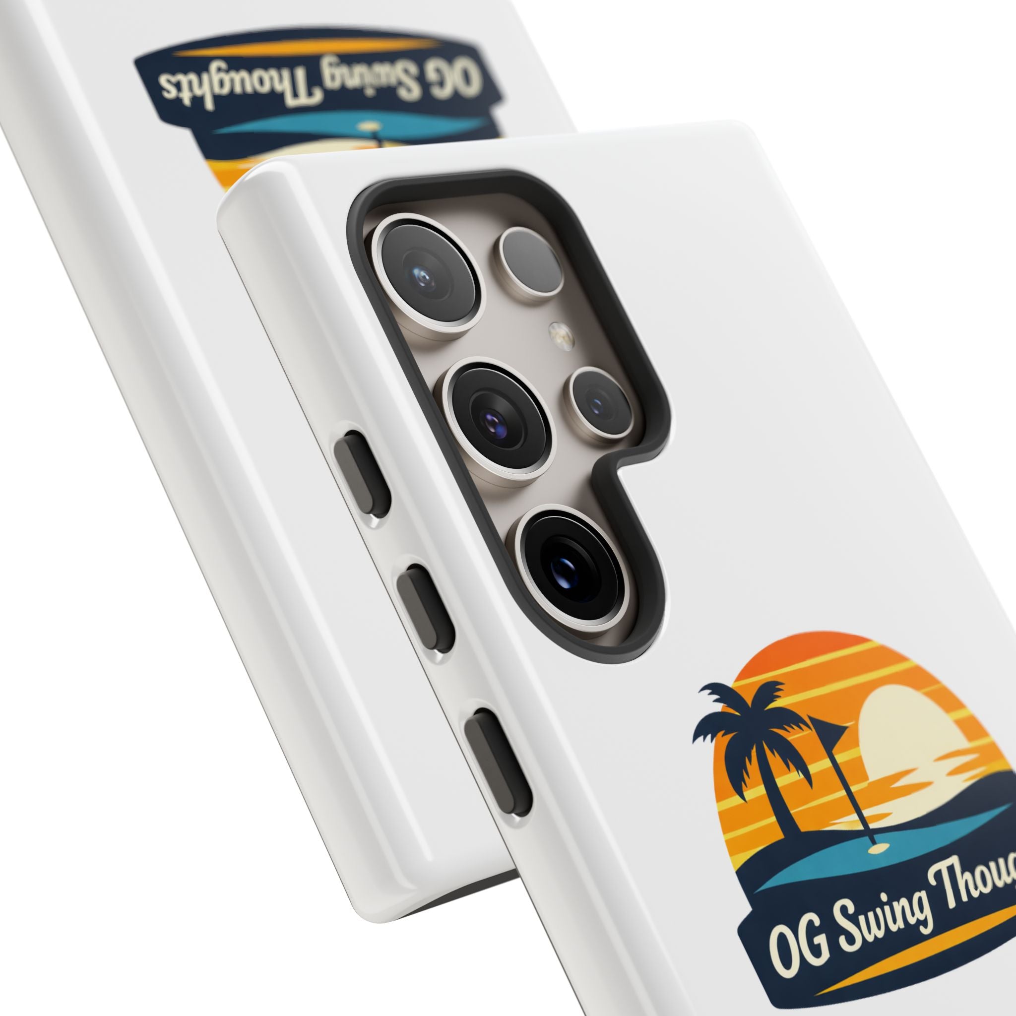 Phone Case - "OG Swing Thoughts" Tropical Sunset Design
