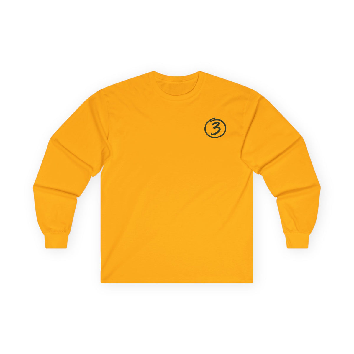 "Put Me Down for 3" Long Sleeve Tee - Play Life Well. Do Good