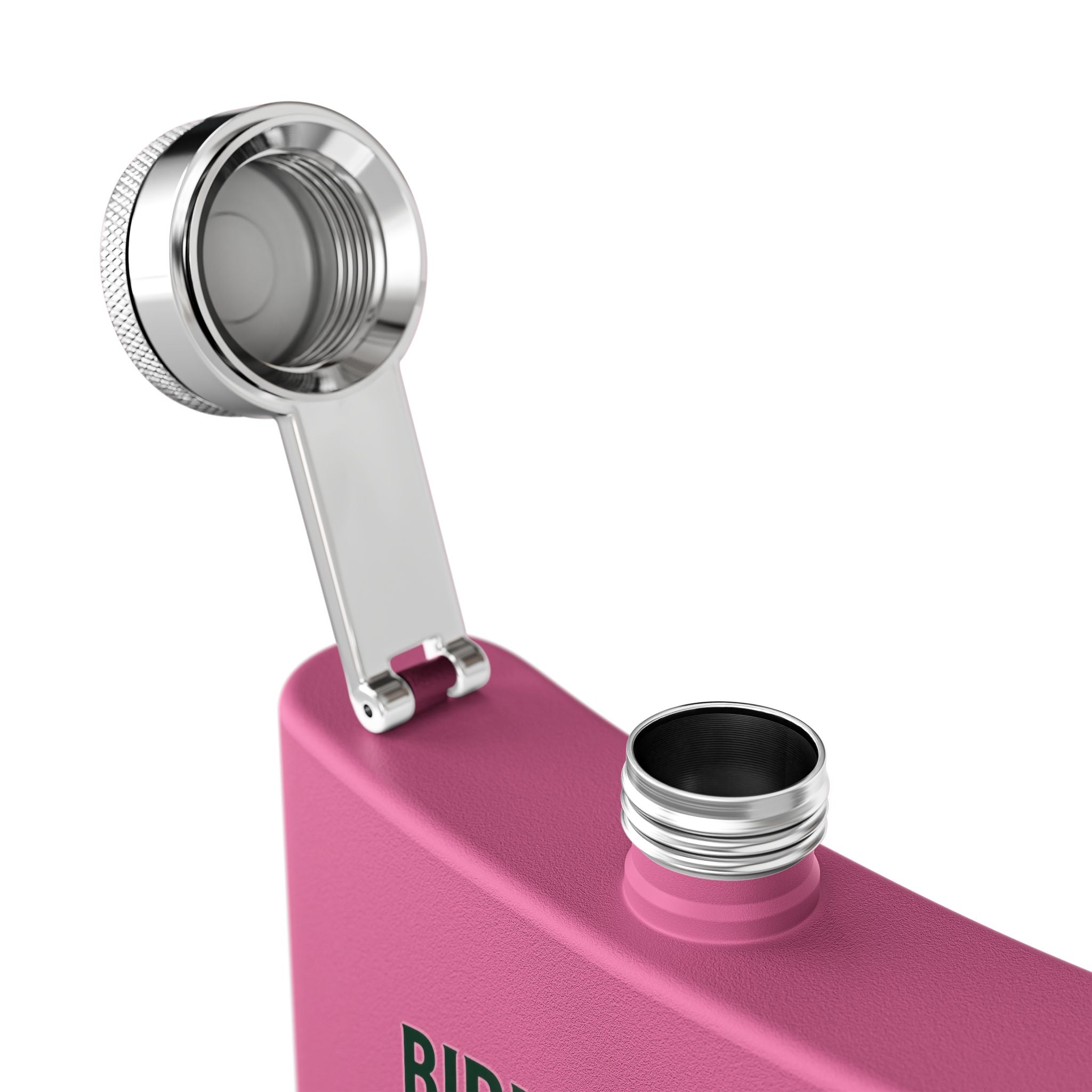 Golf Flask — “Birdie Juice” 6oz Stainless Steel Hip Flask (Golf Gift)