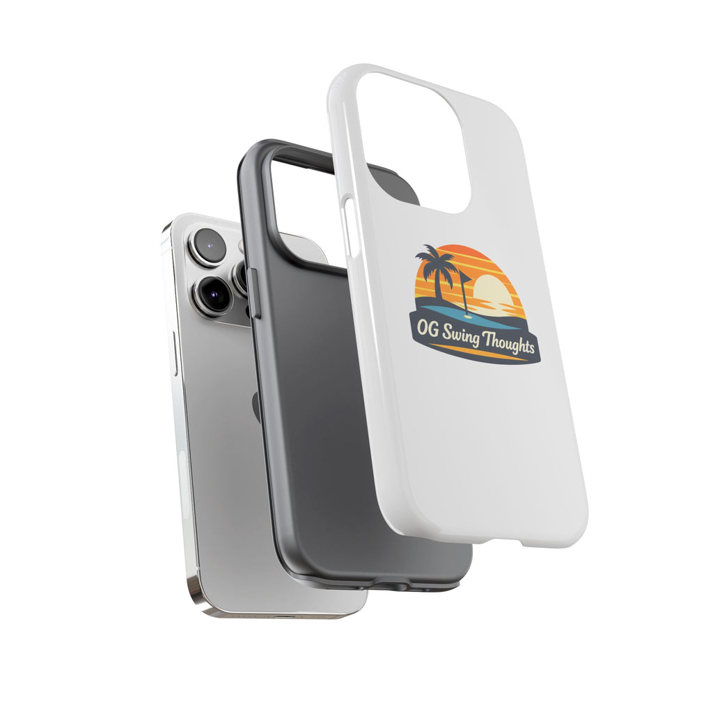 Phone Case - "OG Swing Thoughts" Tropical Sunset Design