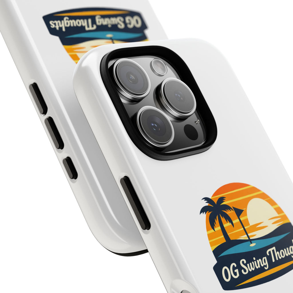 Phone Case - "OG Swing Thoughts" Tropical Sunset Design