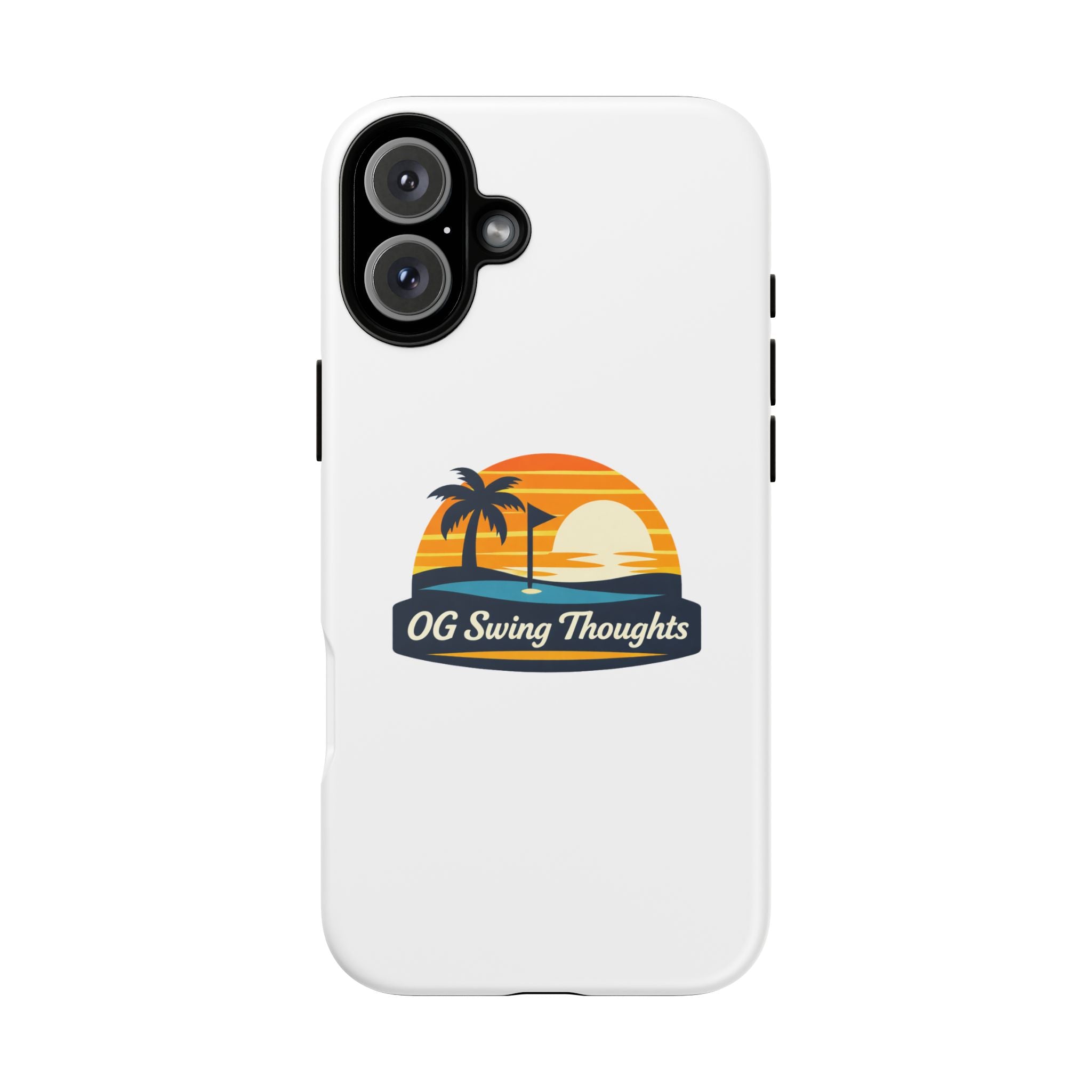 Phone Case - "OG Swing Thoughts" Tropical Sunset Design