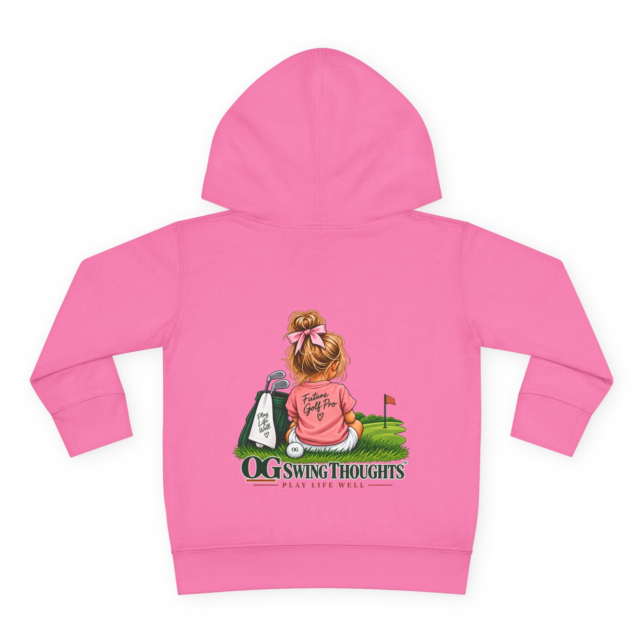 "Future Golf Pro" Toddler Hoodie — OG Swing Thoughts Golf Design (Play Live Well)