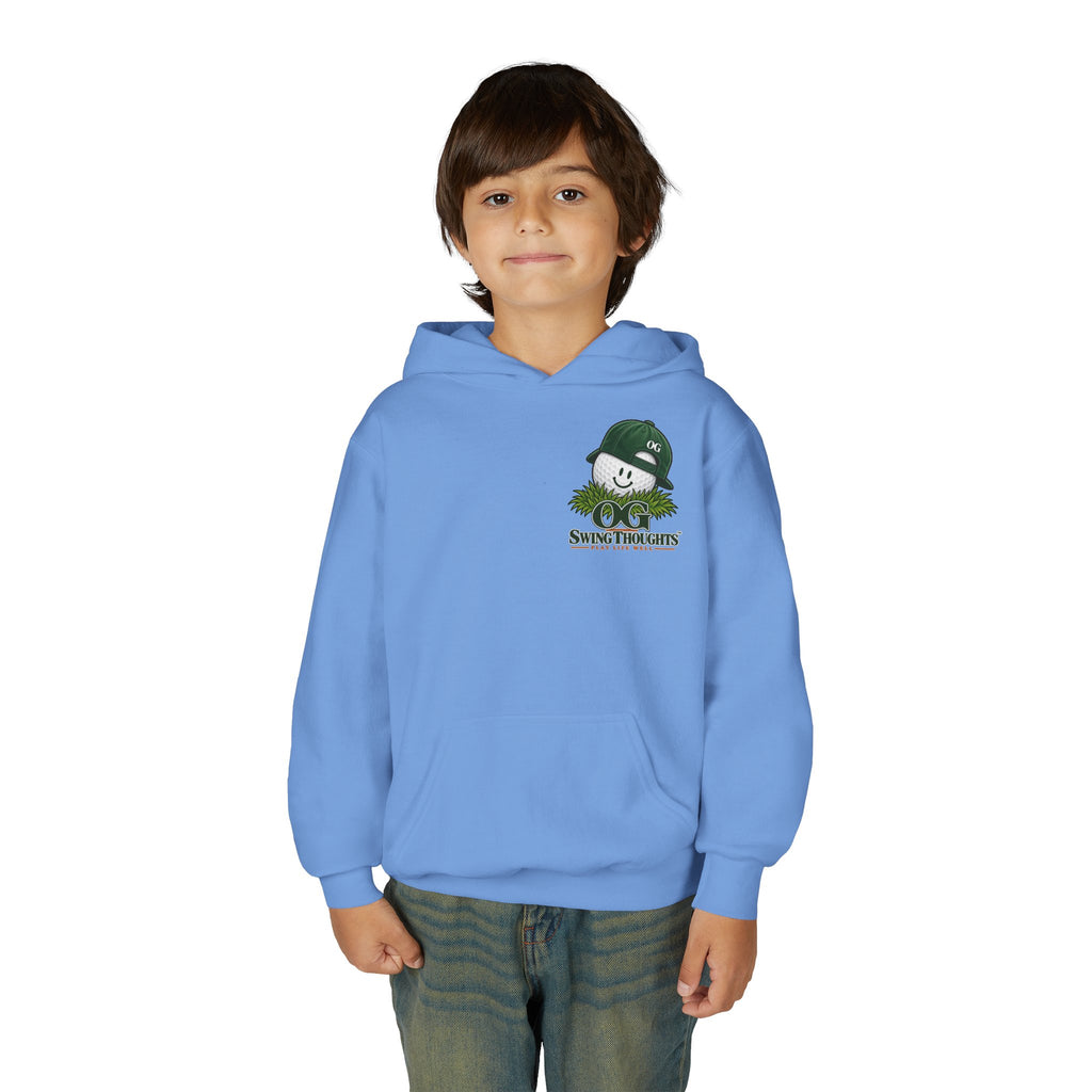 "Little Legend" Youth Golf Hoodie — "OG Swing Thoughts" Kids Golf Pullover