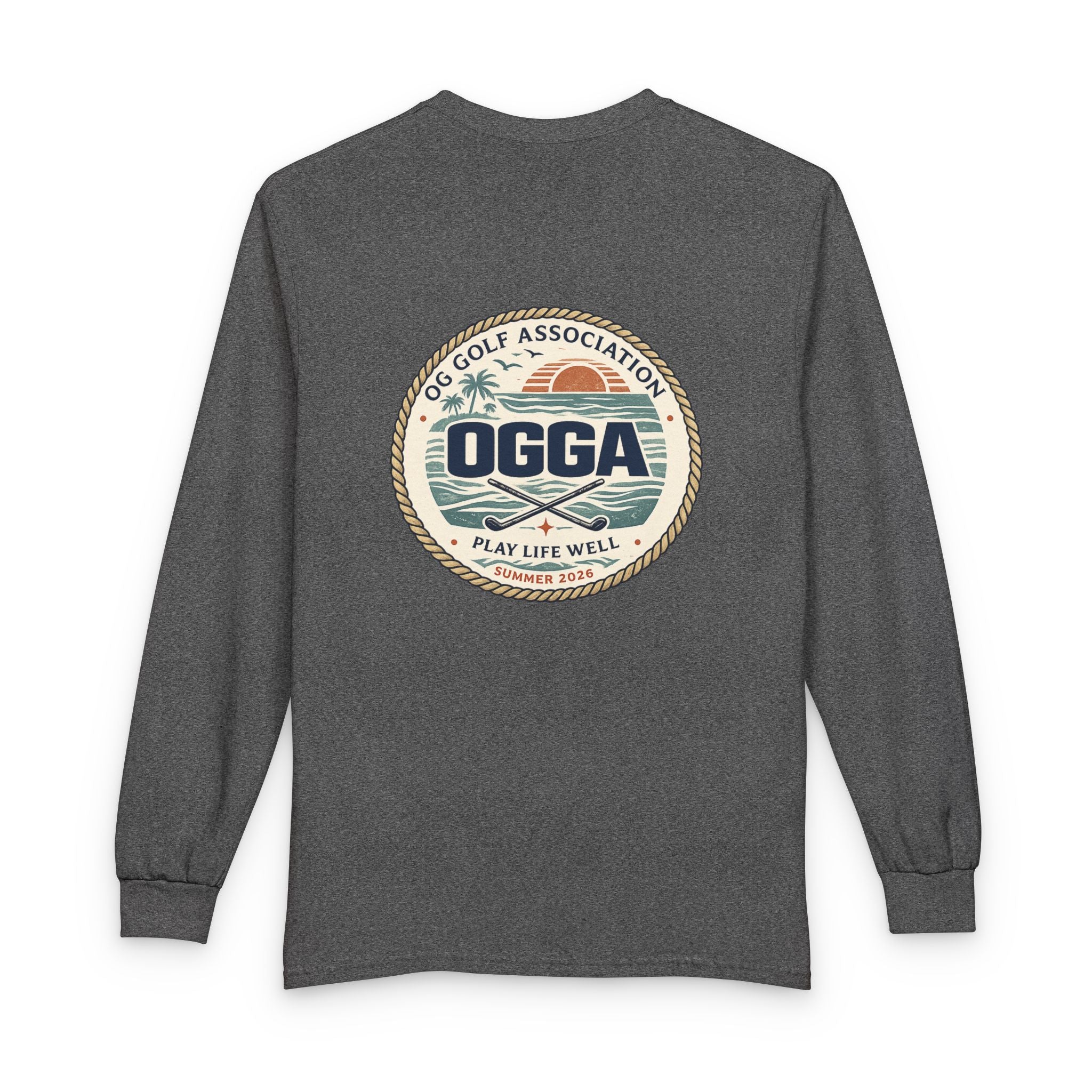 OGGA Vintage Golf Long Sleeve Tee — Play Life Well