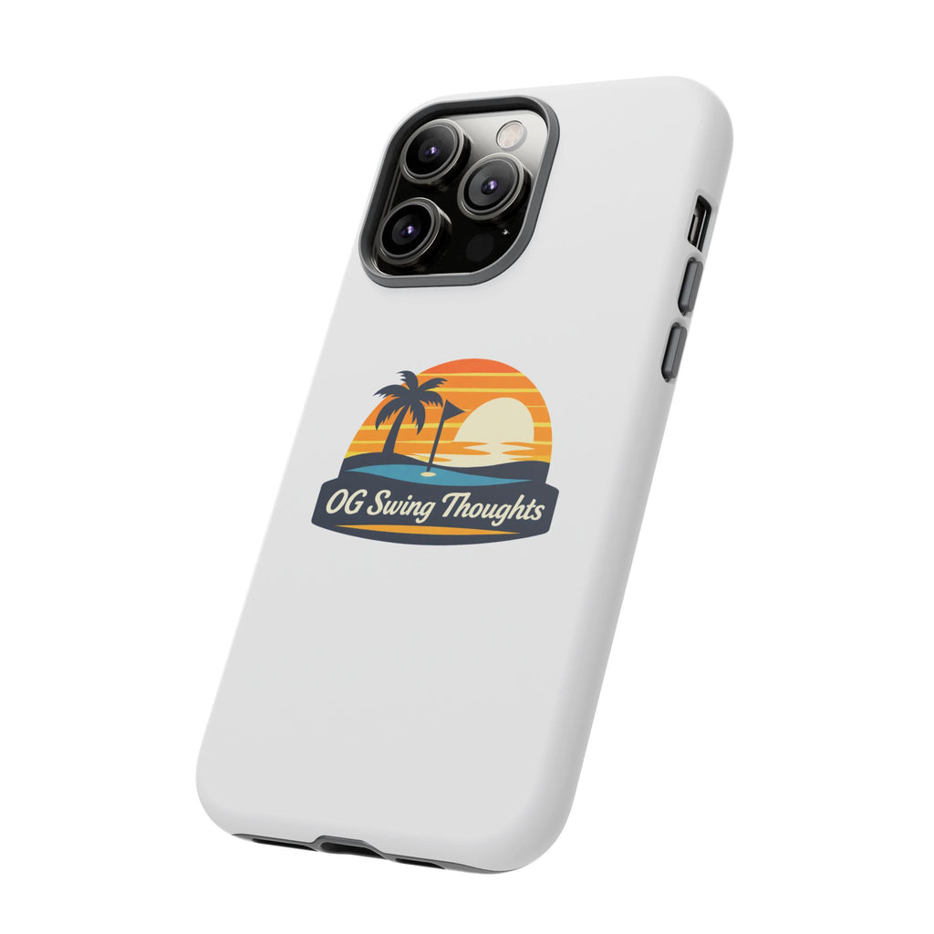 Phone Case - "OG Swing Thoughts" Tropical Sunset Design