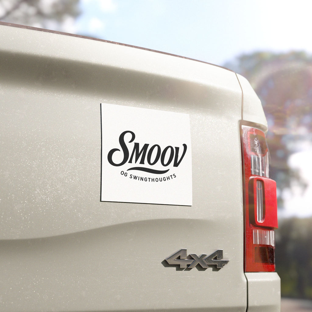 Car Magnet — "SMOOV" OG Swingthoughts Retro Script