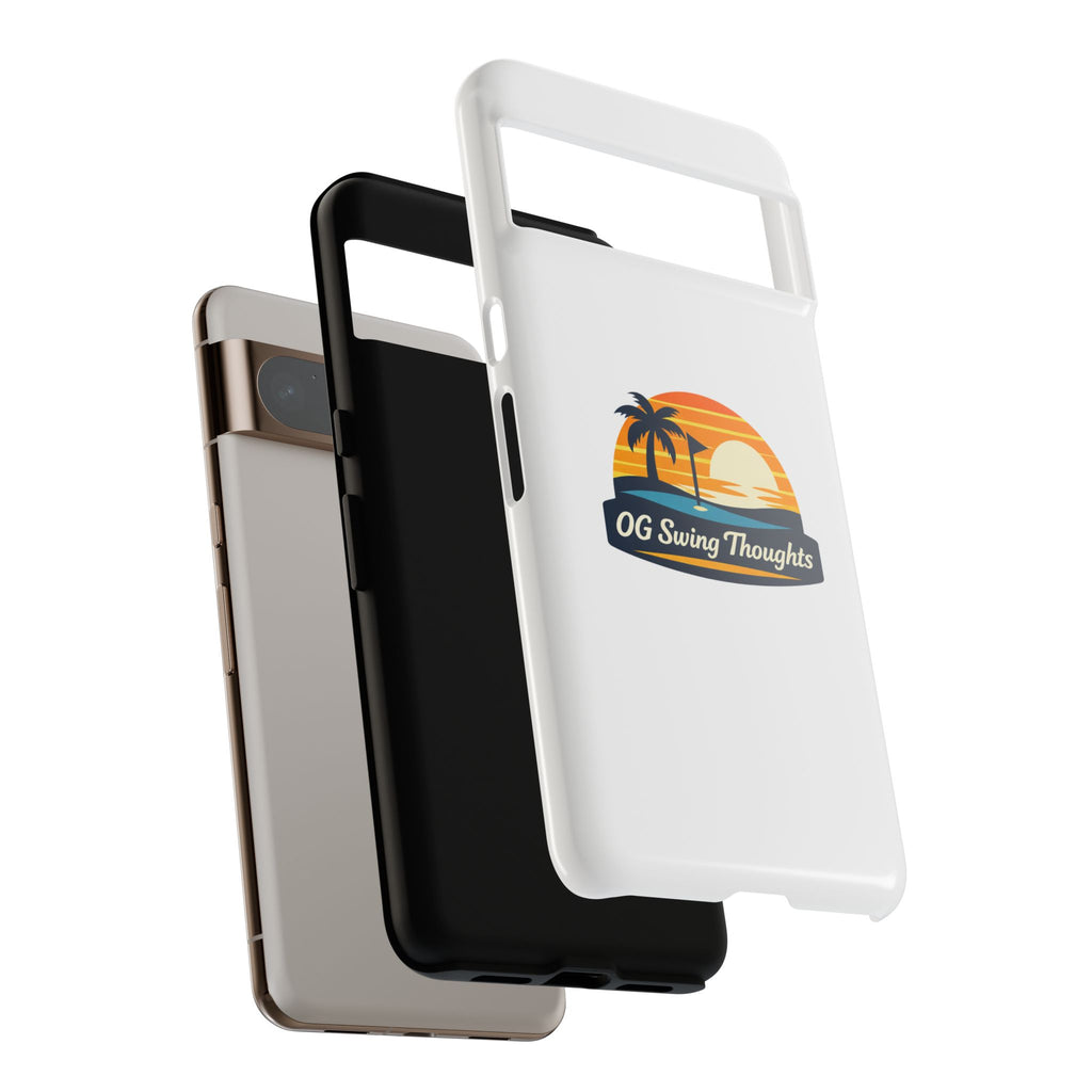 Phone Case - "OG Swing Thoughts" Tropical Sunset Design