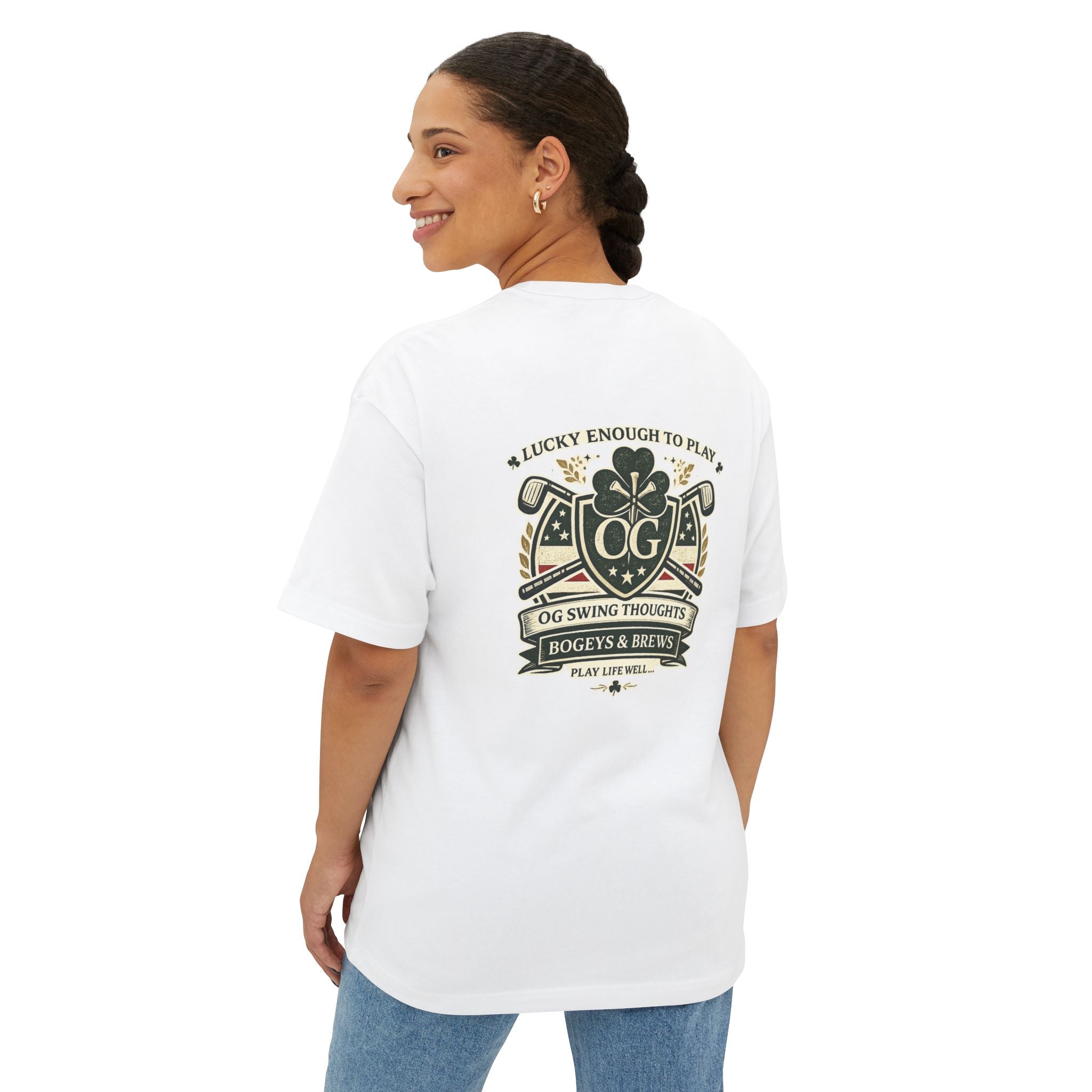 Lucky to Play — “OG Swing Thoughts” Graphic T-Shirt