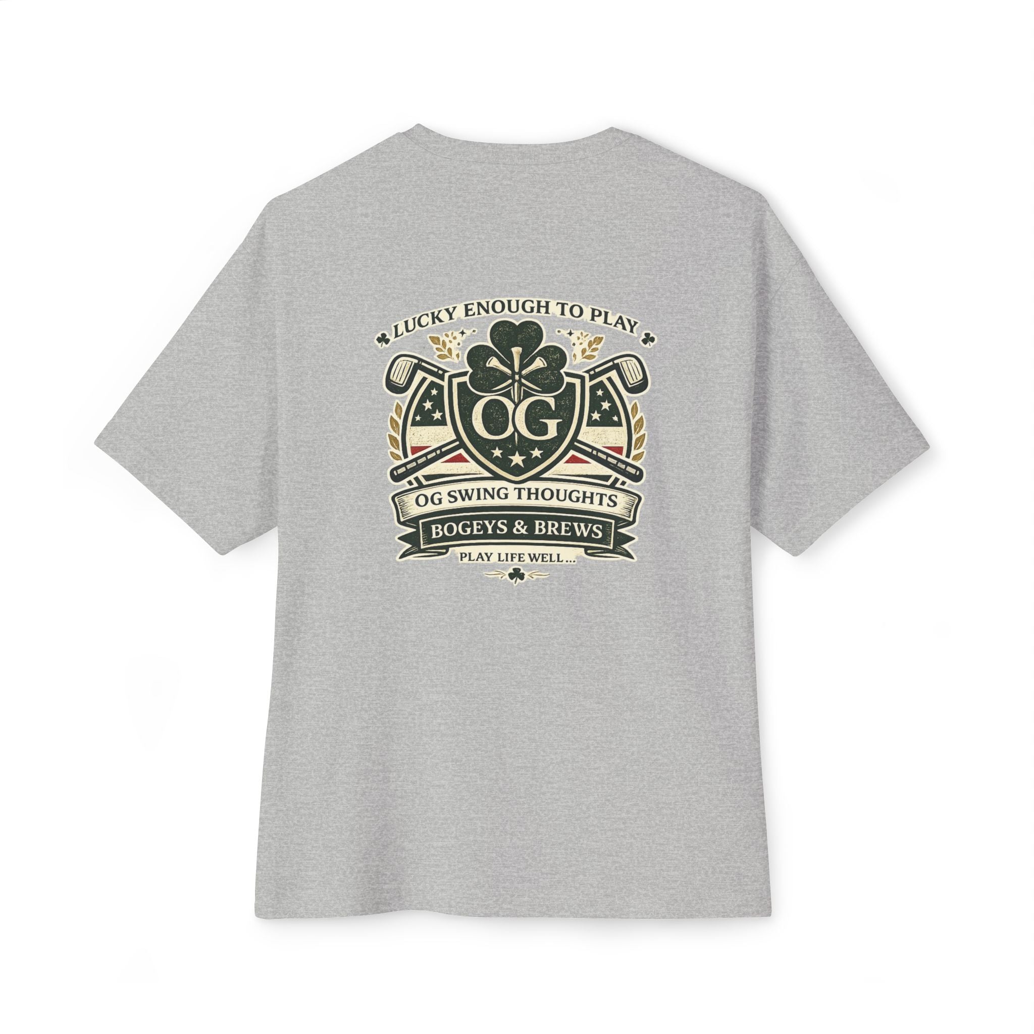 Lucky to Play — “OG Swing Thoughts” Graphic T-Shirt