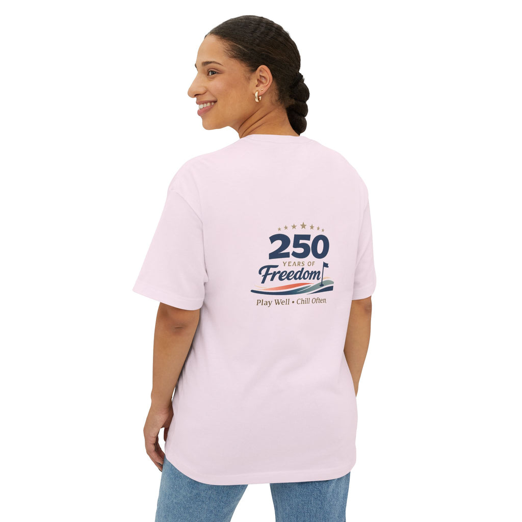 250 Years of Freedom Tee — Anniversary Patriotic T‑Shirt (Play Well • Chill Often)