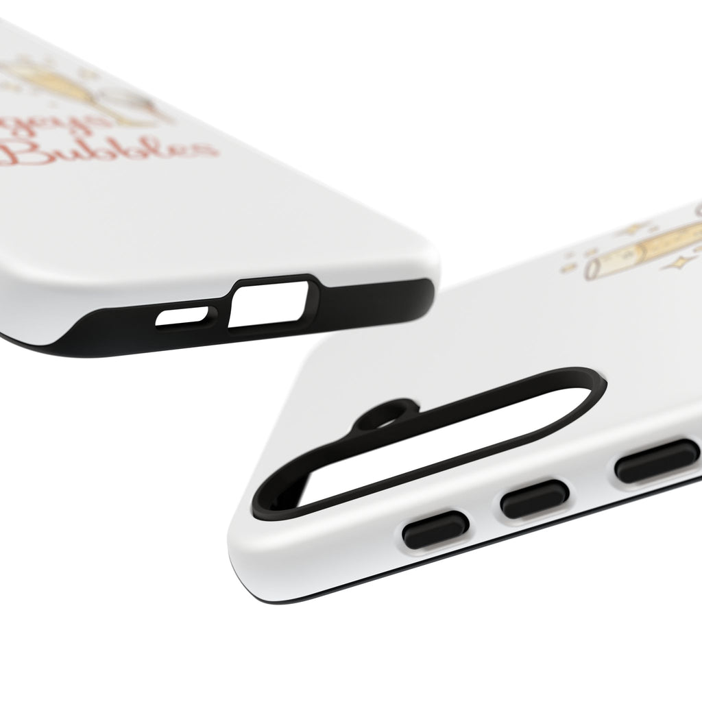 Phone Case — "Bogeys & Bubbles" Champagne Golf Design
