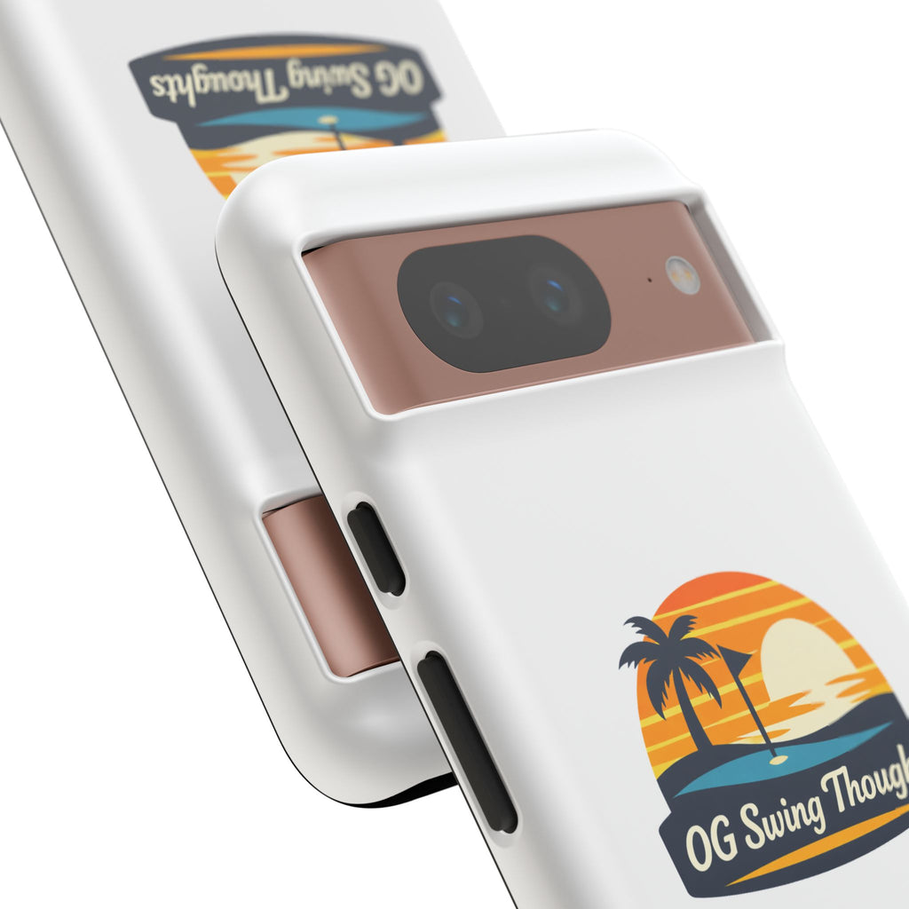 Phone Case - "OG Swing Thoughts" Tropical Sunset Design