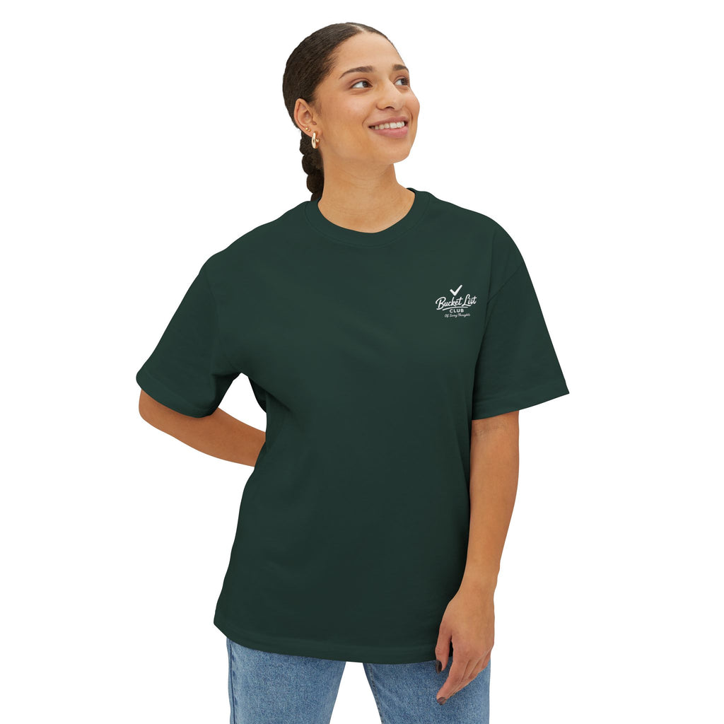 Golf Bucket List Tee — Casual Oversized Golf T‑Shirt