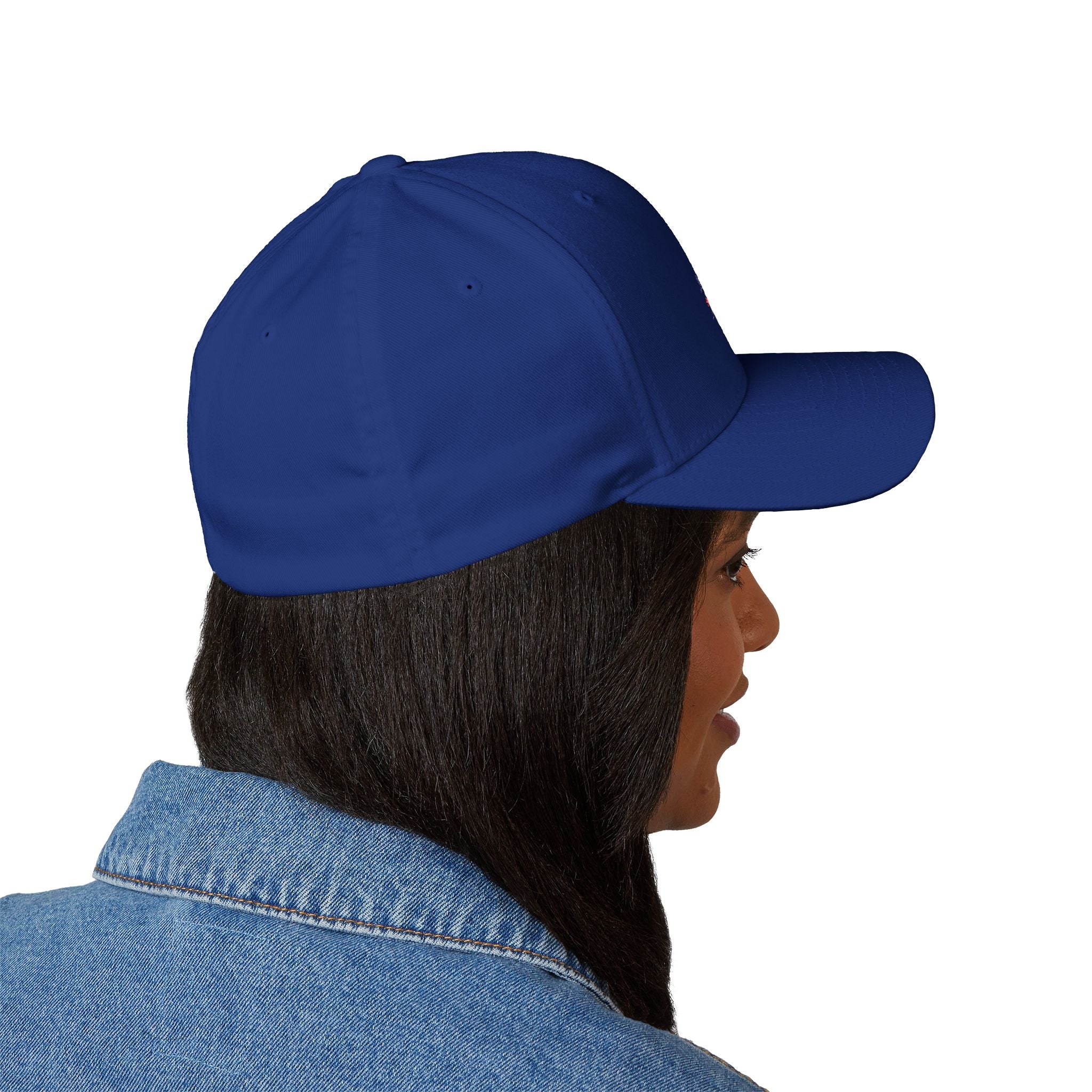 Embroidered 'Stars, Stripes & Birdies' Patriotic Structured Cap