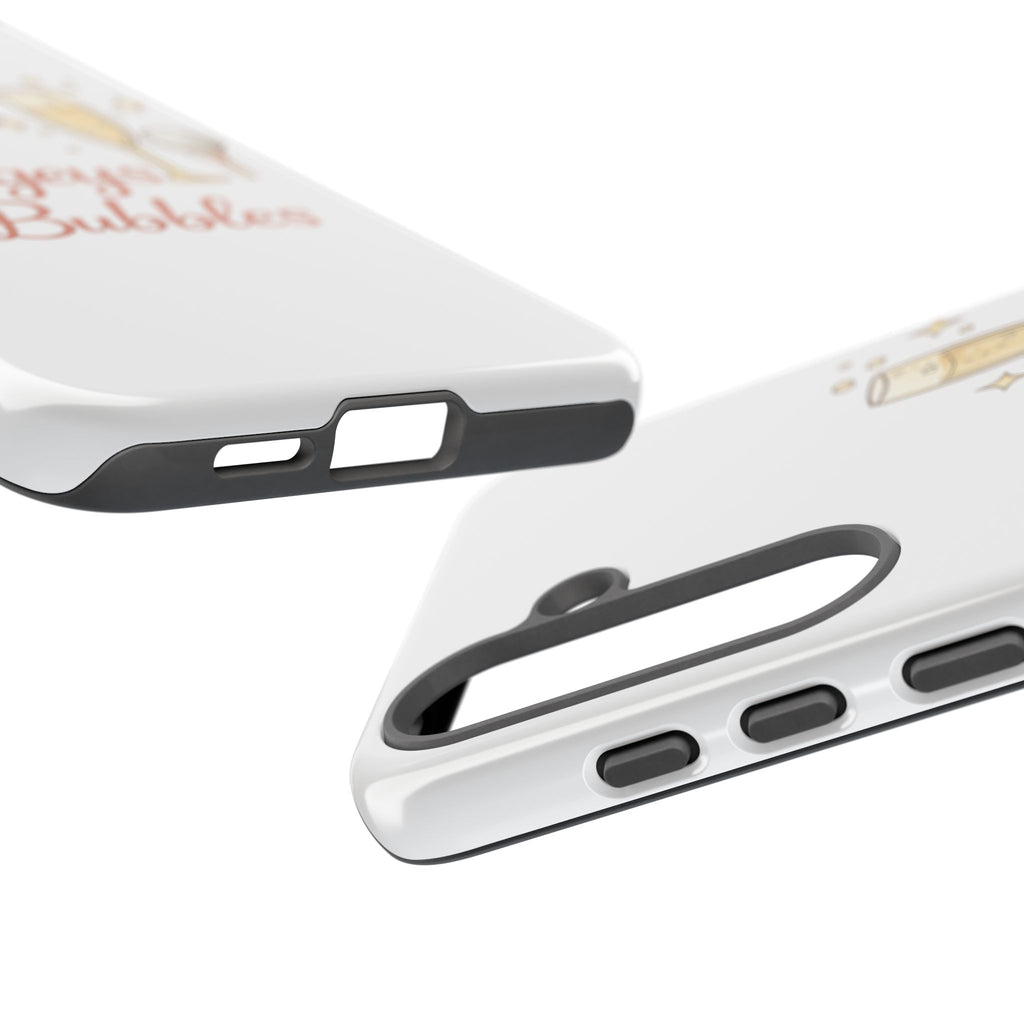 Phone Case — "Bogeys & Bubbles" Champagne Golf Design