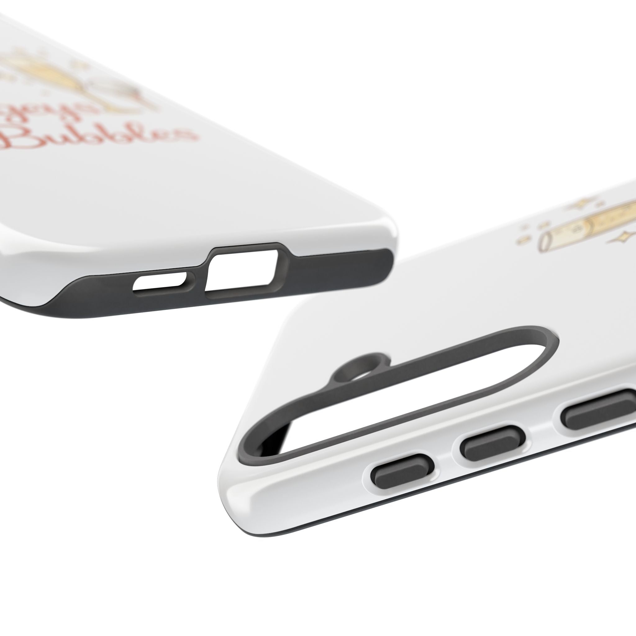 Phone Case — "Bogeys & Bubbles" Champagne Golf Design