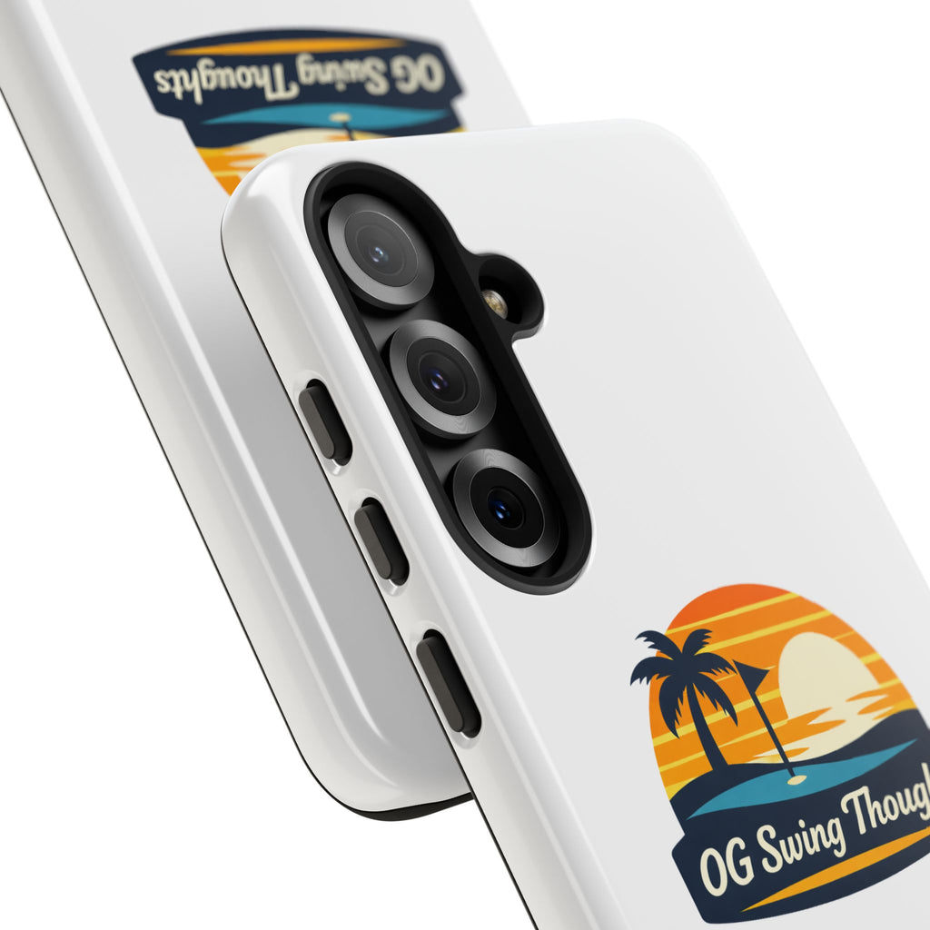 Phone Case - "OG Swing Thoughts" Tropical Sunset Design